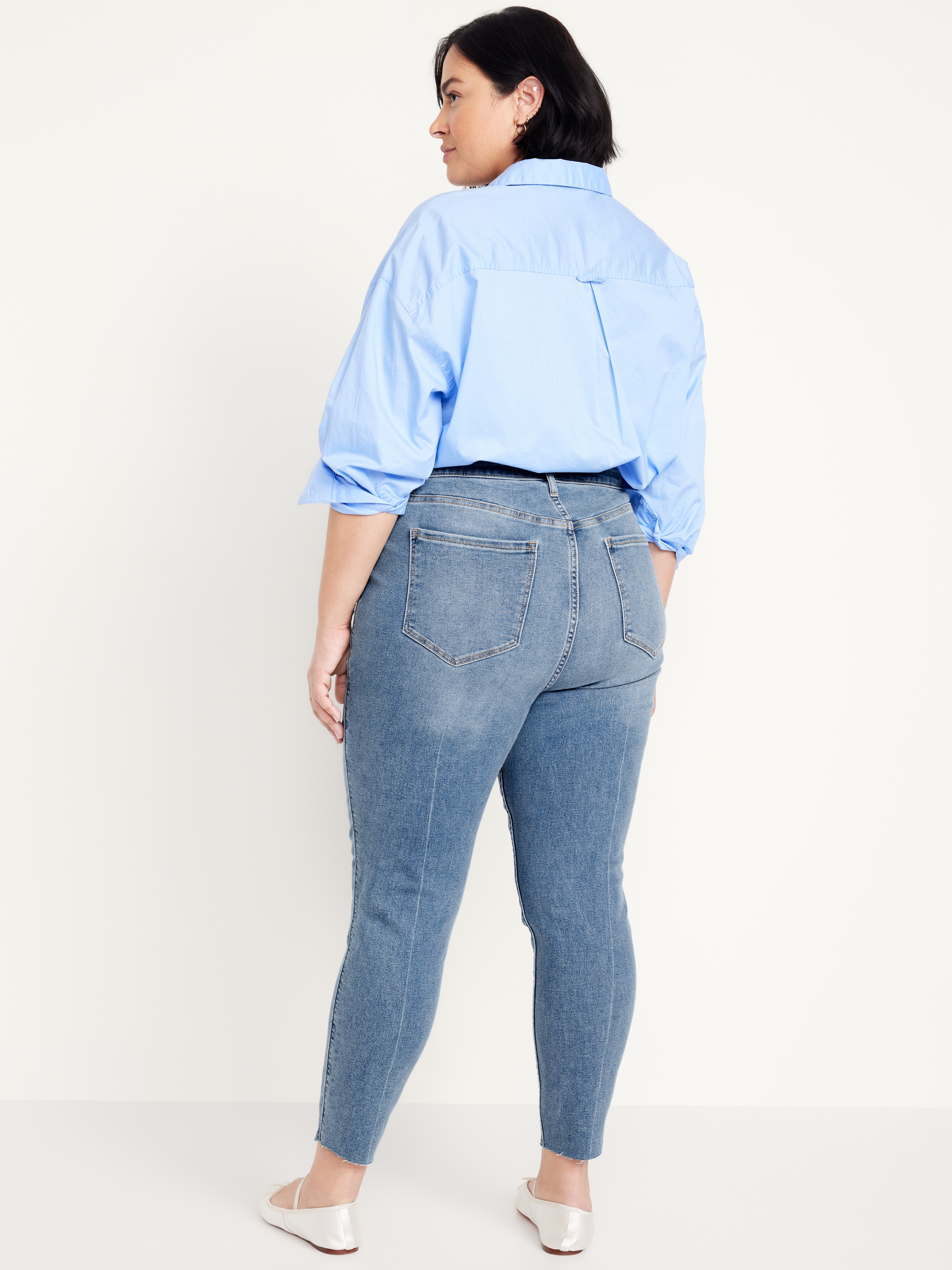 Extra High-Waisted Rockstar 360° Stretch Super-Skinny Jeans - Medium Wash - 7