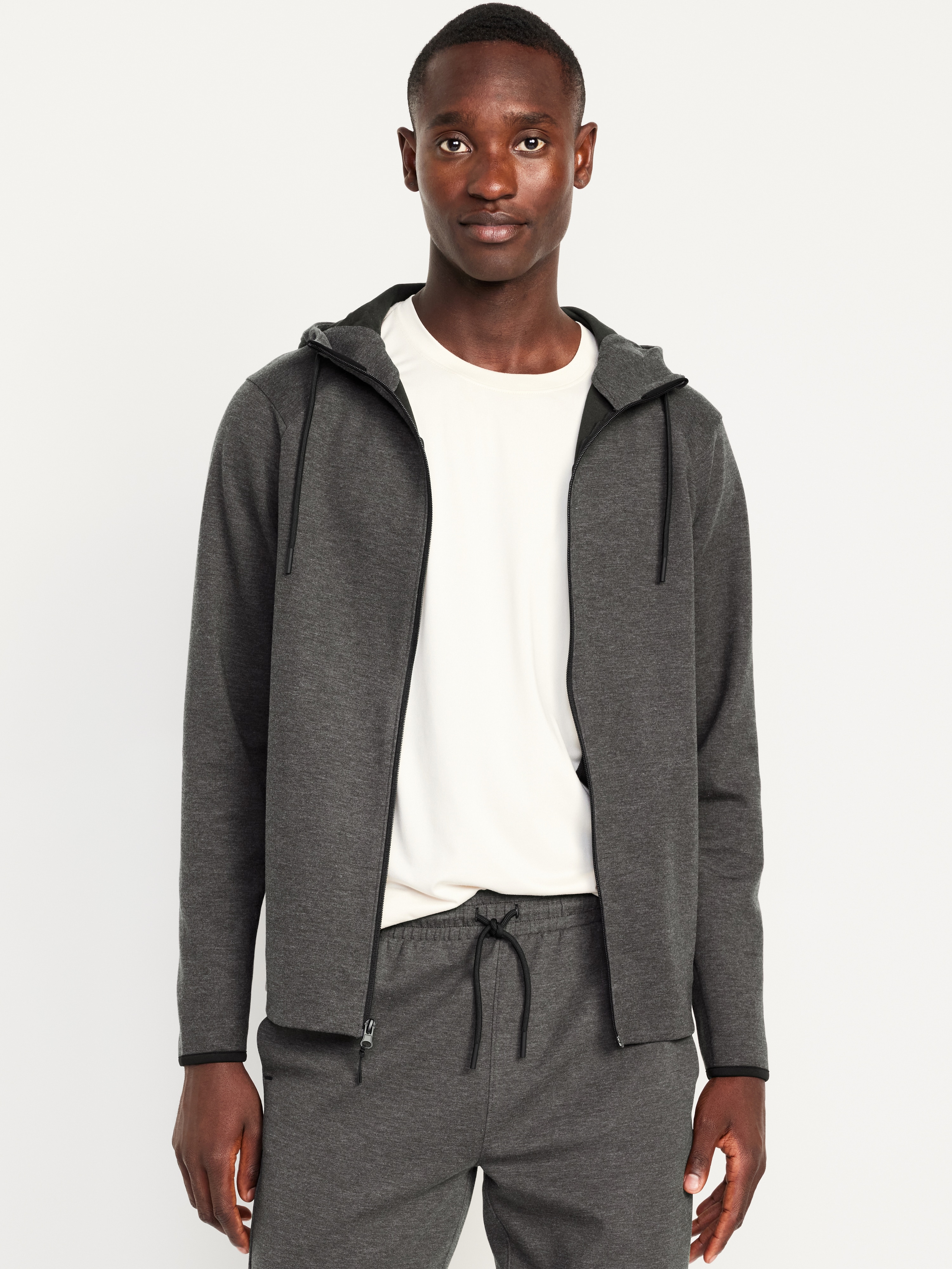Dynamic Fleece 4.0 Zip Hoodie - Dark Heather Gray - 1