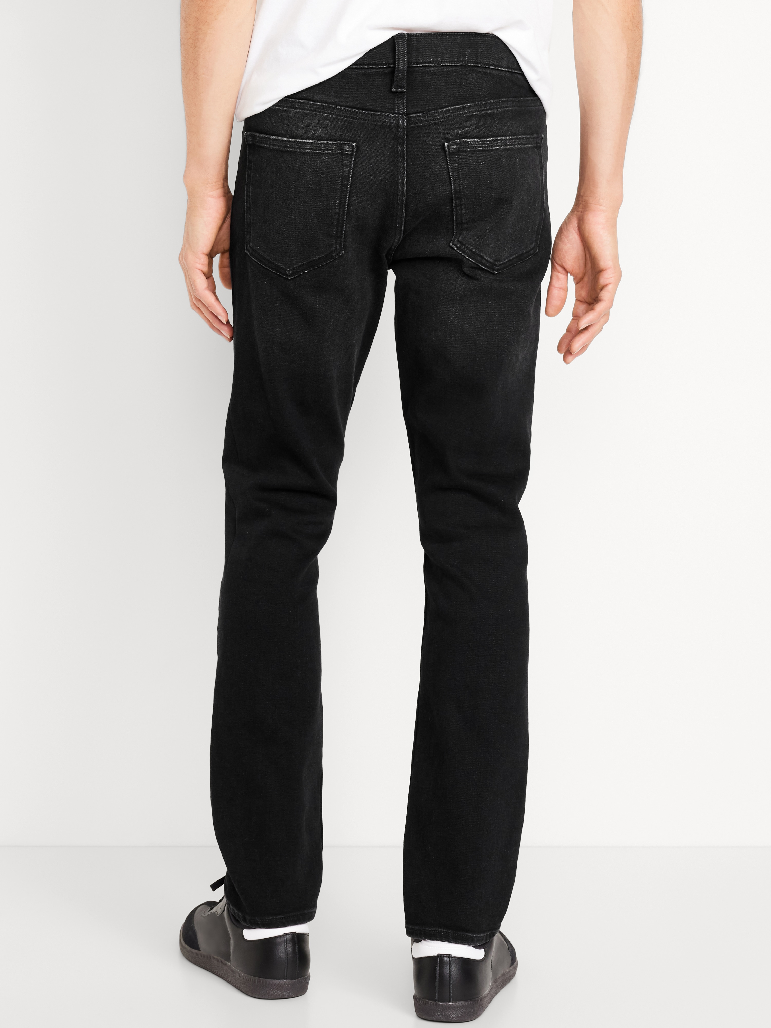 Slim 360° Tech Stretch Performance Jeans - Ripped Black Wash - 2