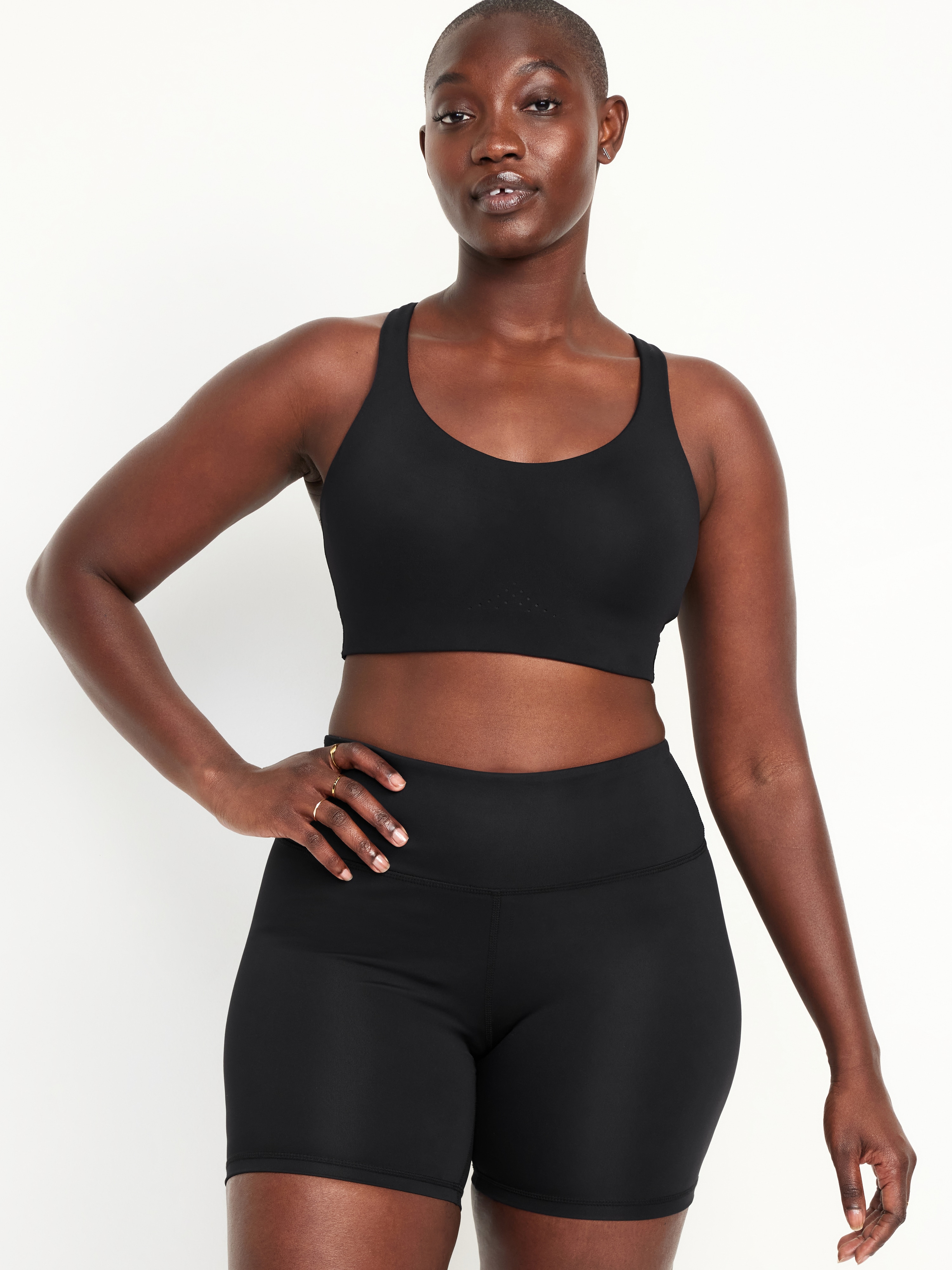 High Support PowerSoft Sports Bra - Black Jack - 5