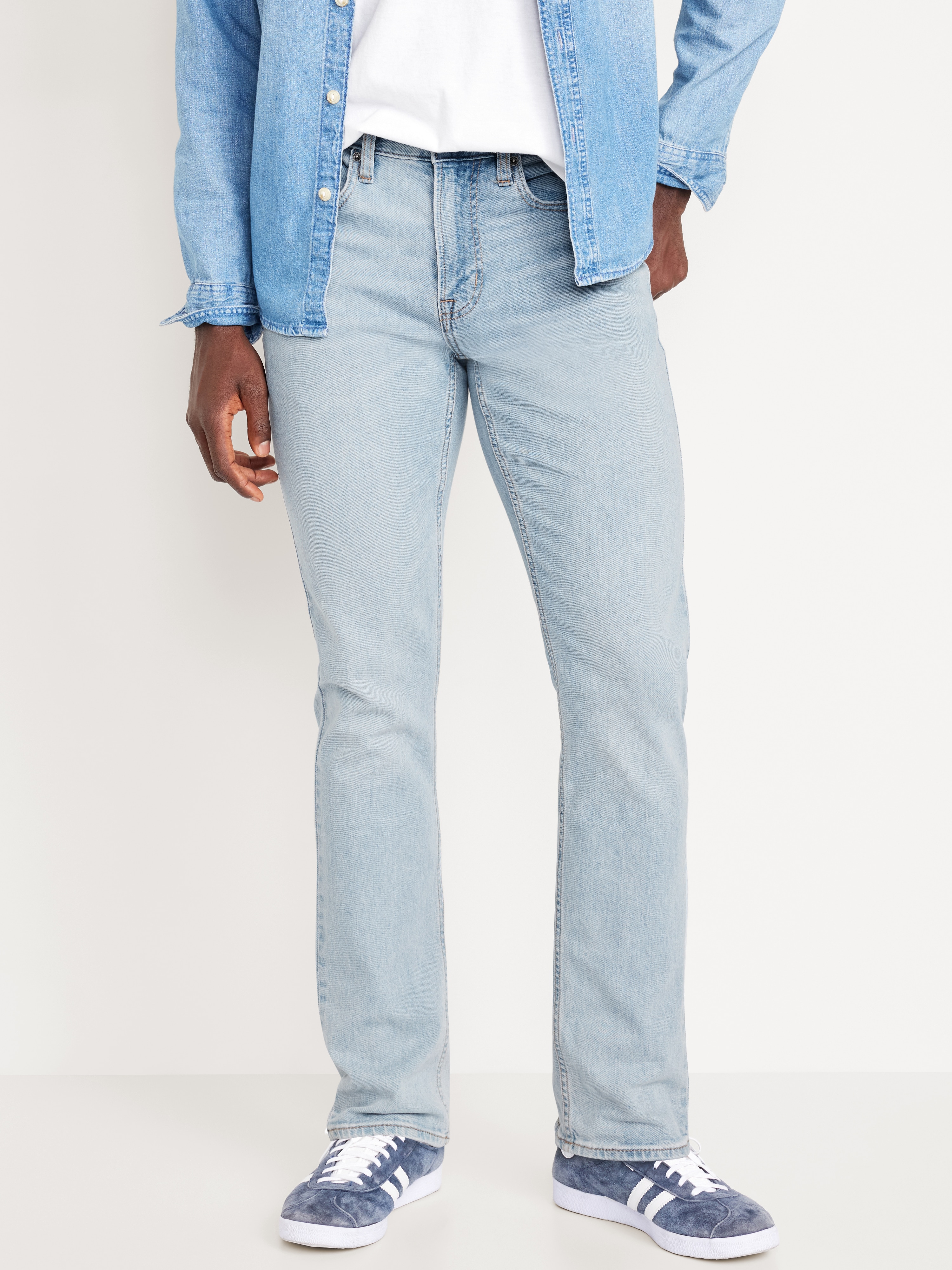 Slim Built-In-Flex Jeans - Light Wash - 1