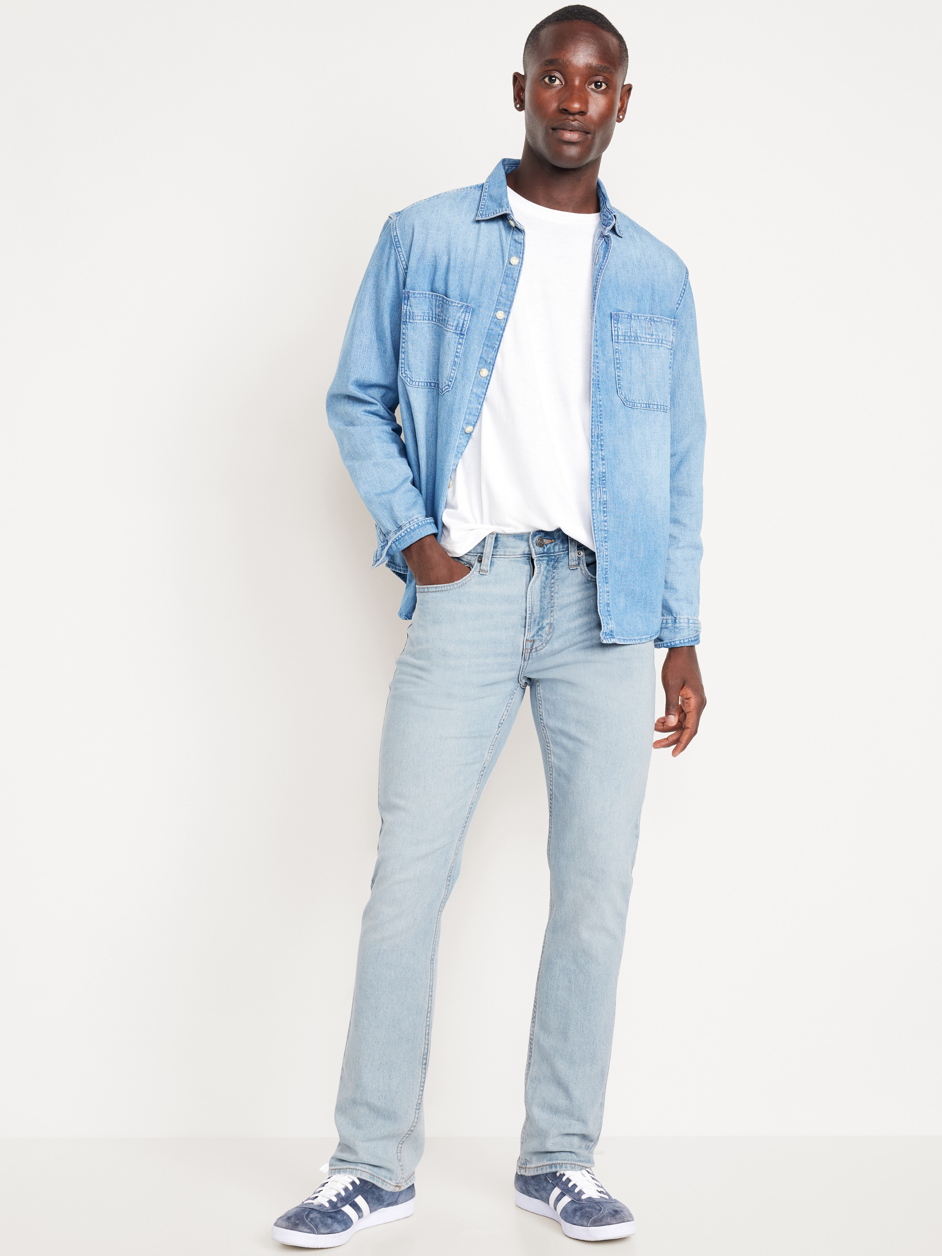 Slim Built-In-Flex Jeans - Light Wash - 3