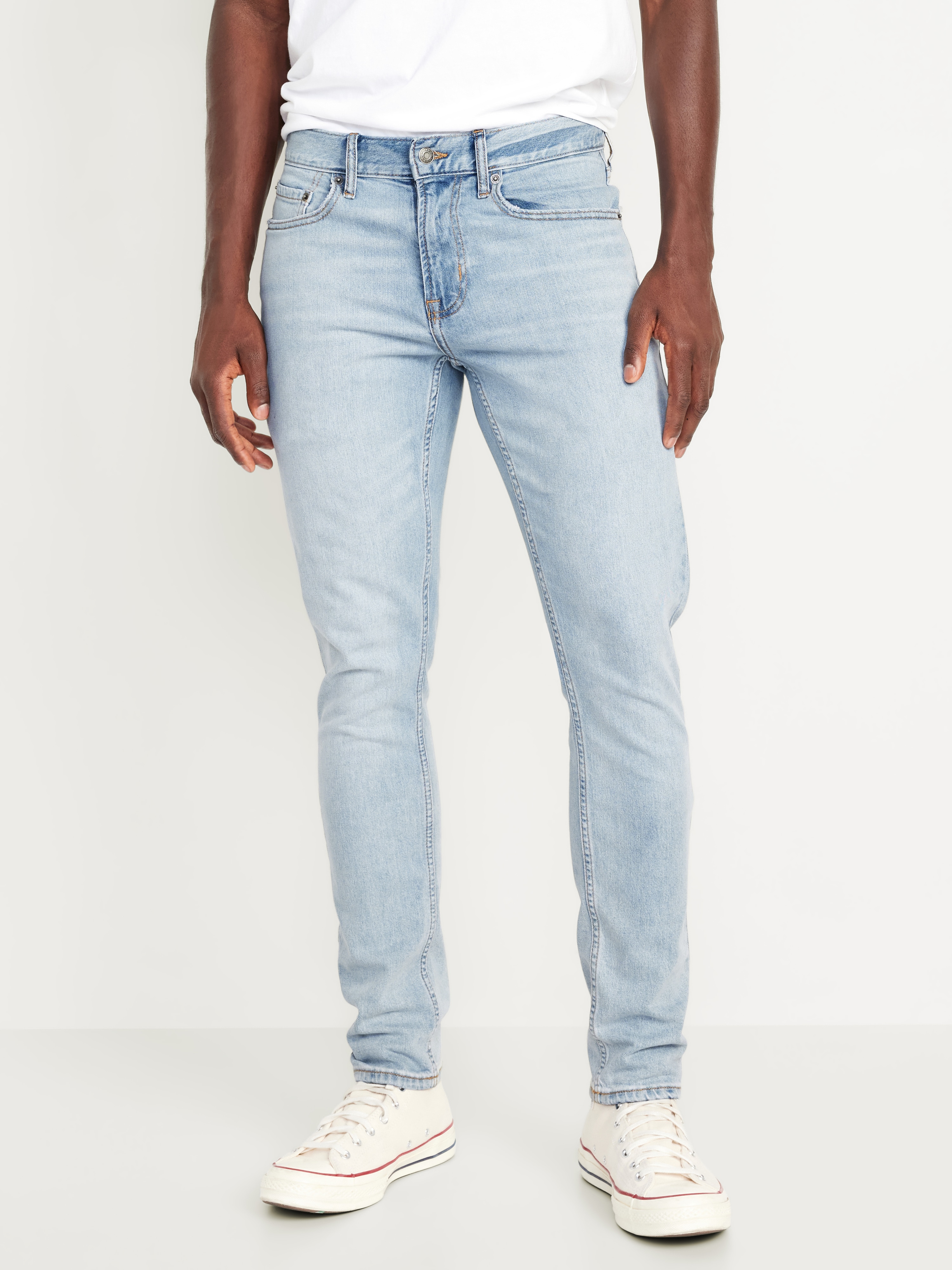 Skinny Built-In Flex Jeans - Light Wash - 1
