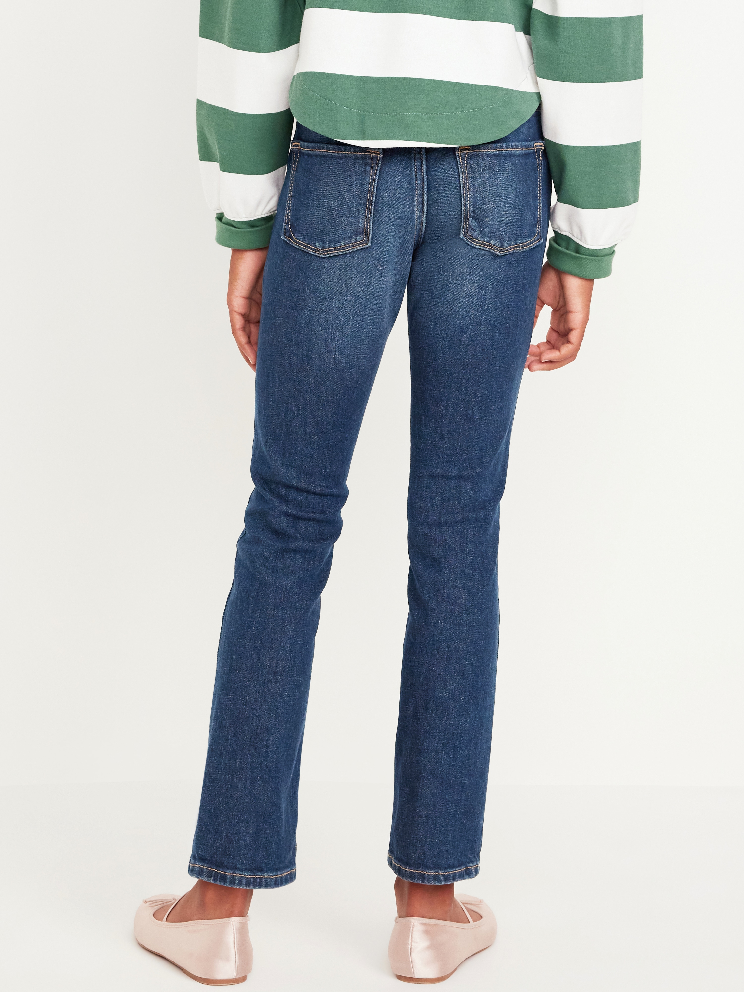 Wow Skinny Pull-On Jeans for Girls - Dark Wash - 2