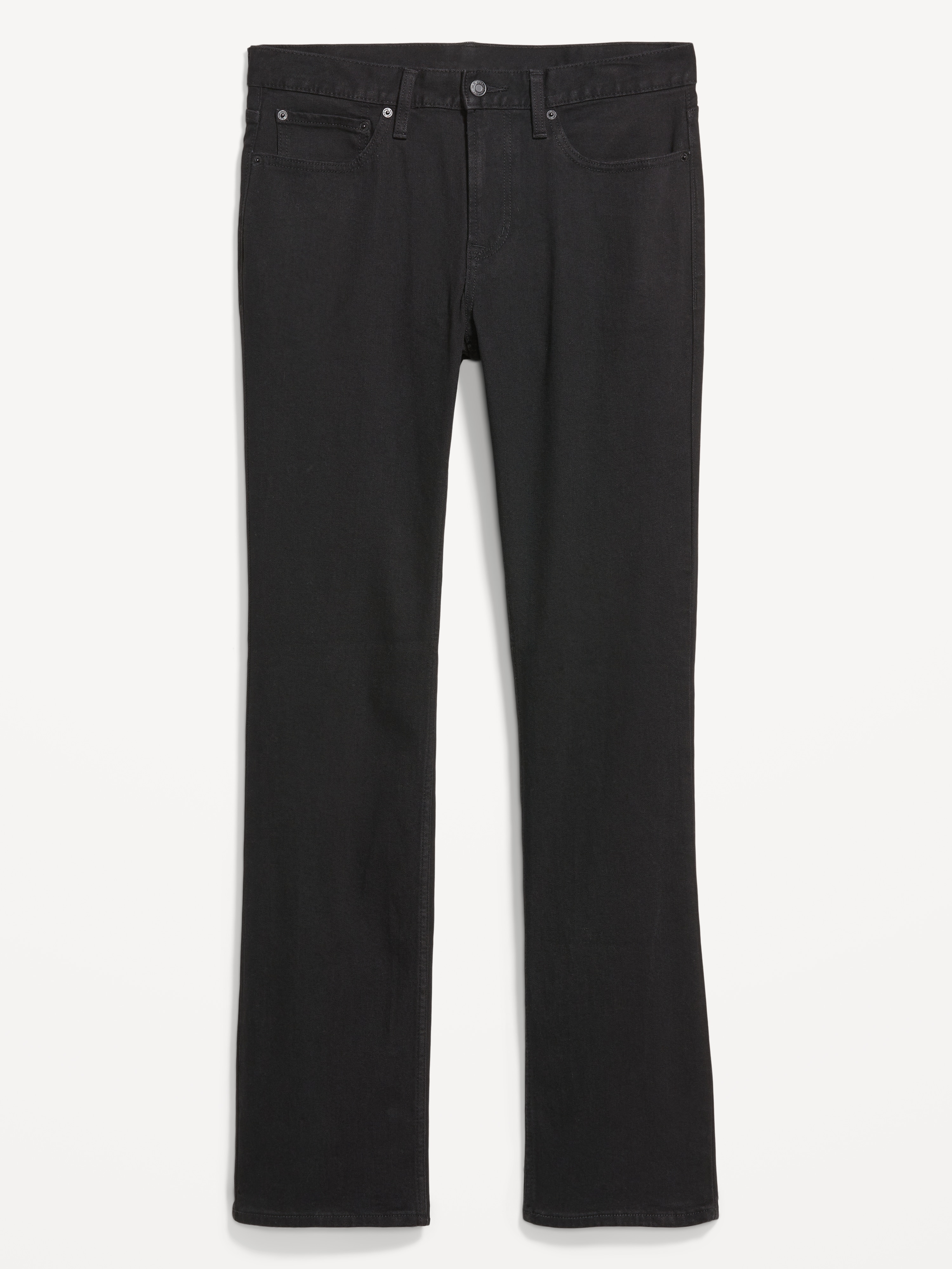 Boot-Cut Built-In Flex Jeans - Black Rinse - 4