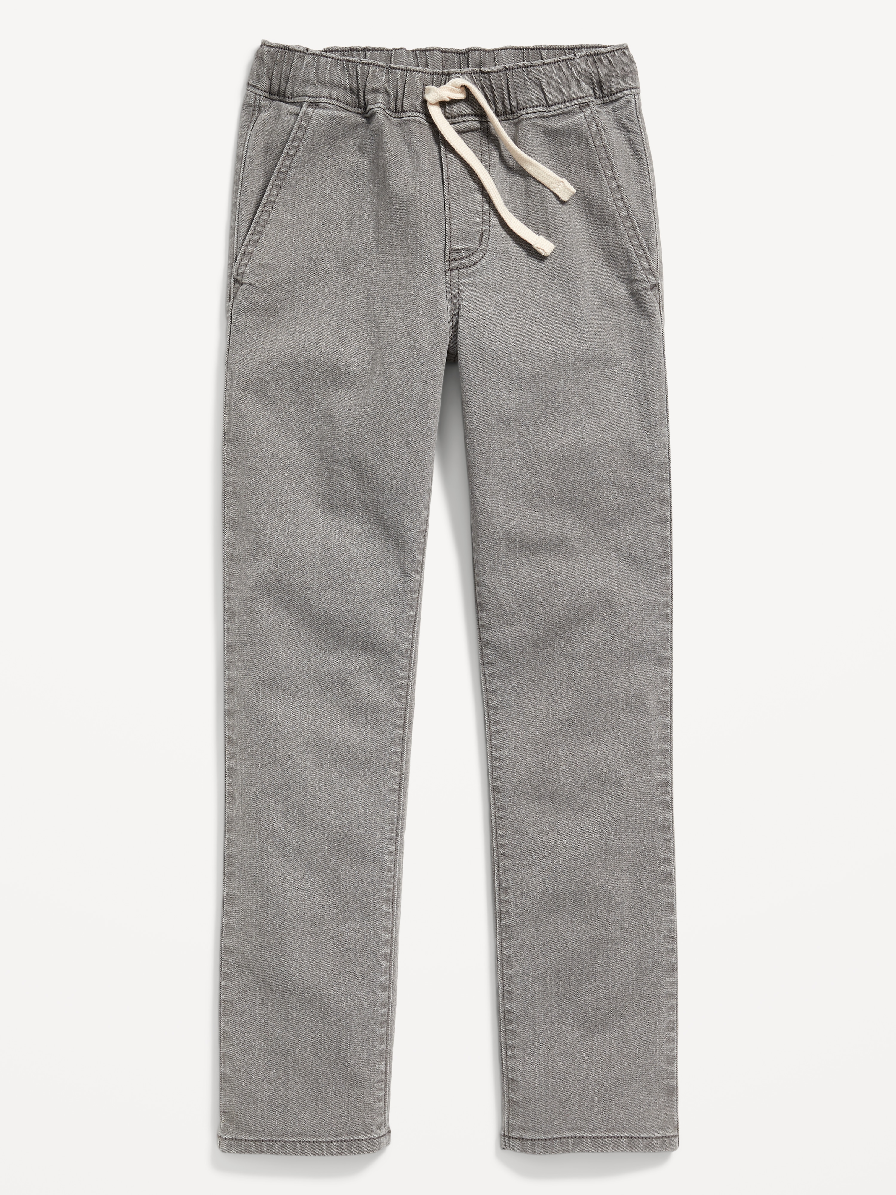 Wow Pull-On Straight Leg Jeans for Boys - Gray Wash - 4