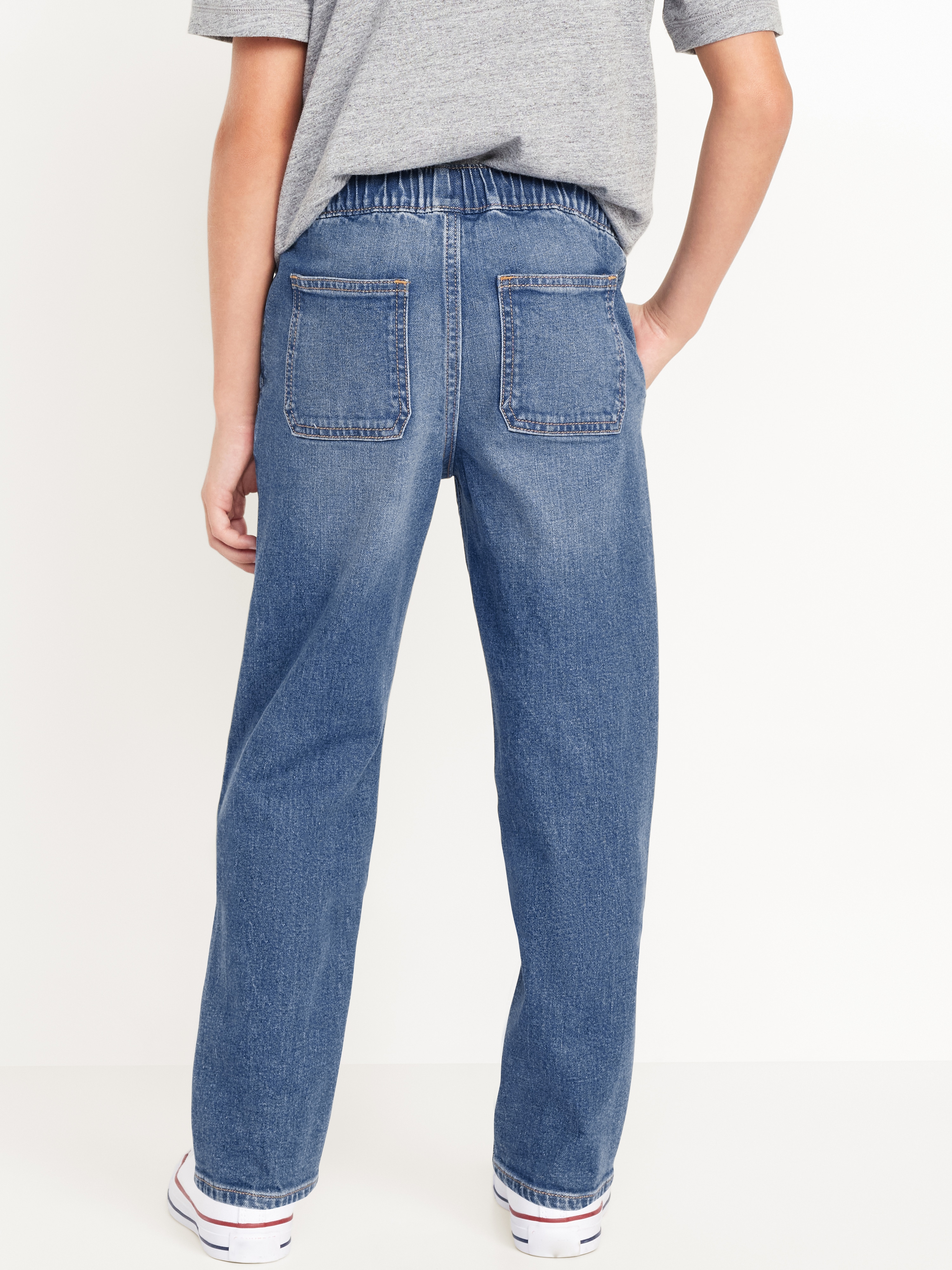 Wow Pull-On Straight Leg Jeans for Boys - Medium Wash - 2