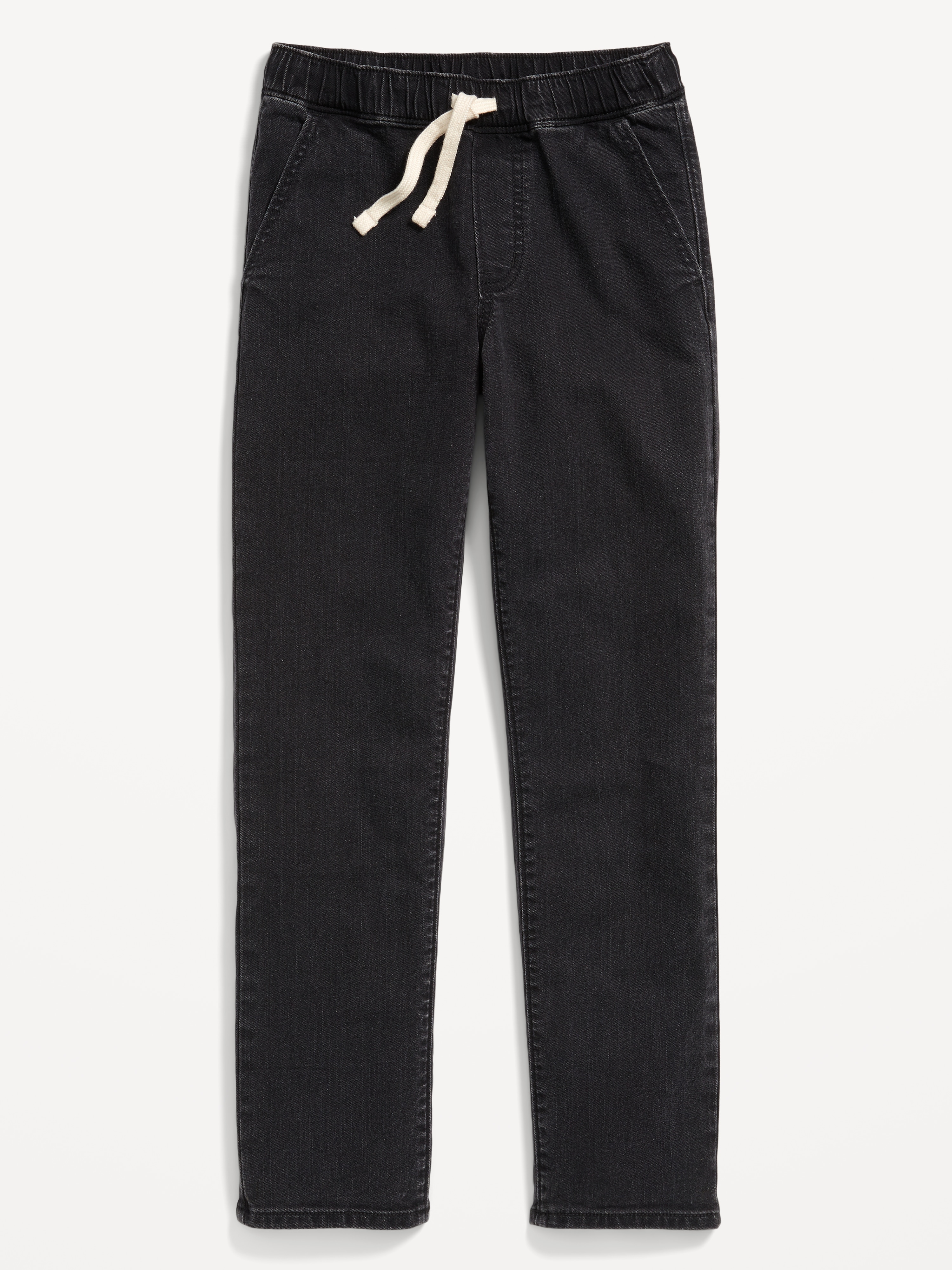 Wow Pull-On Straight Leg Jeans for Boys - Black Wash - 4