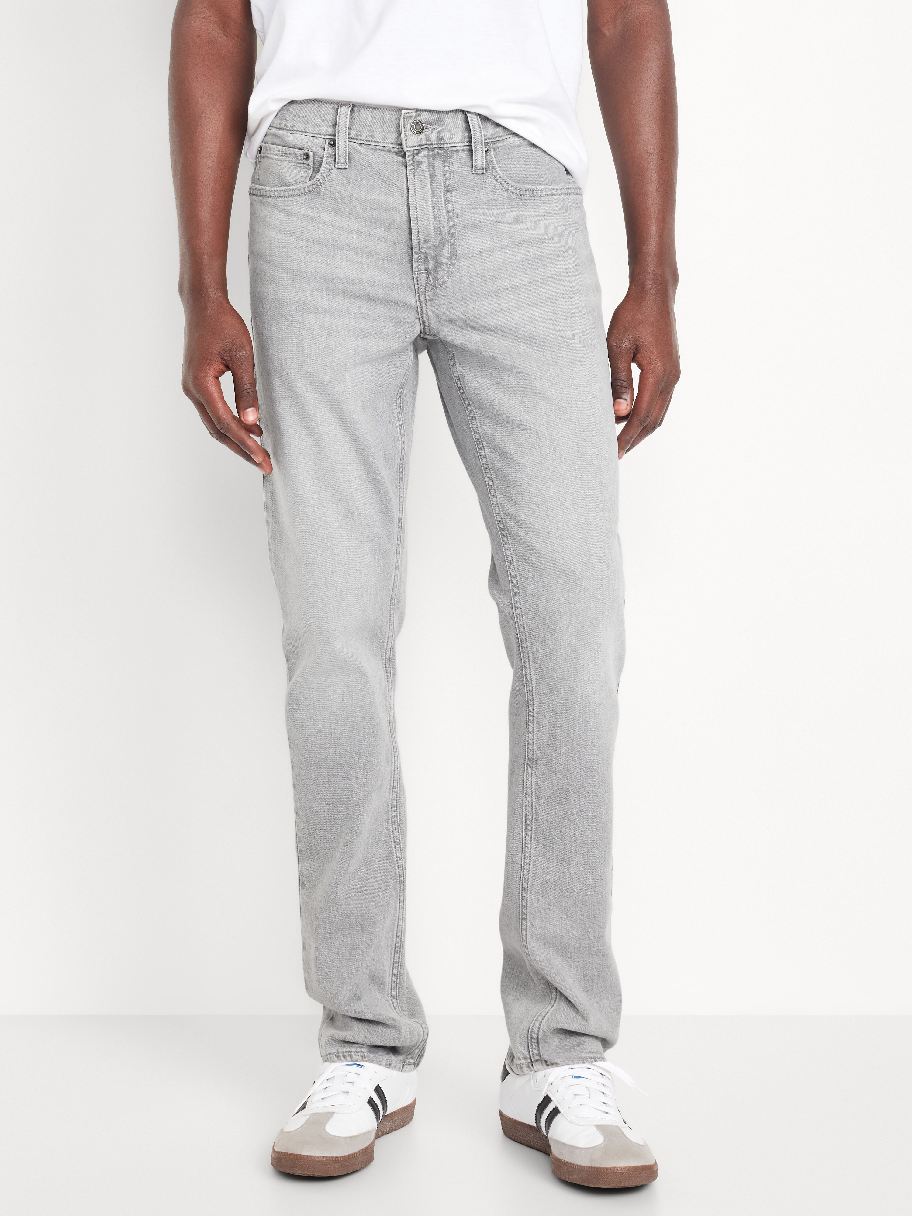 Slim Built-In-Flex Jeans - Gray Wash - 1