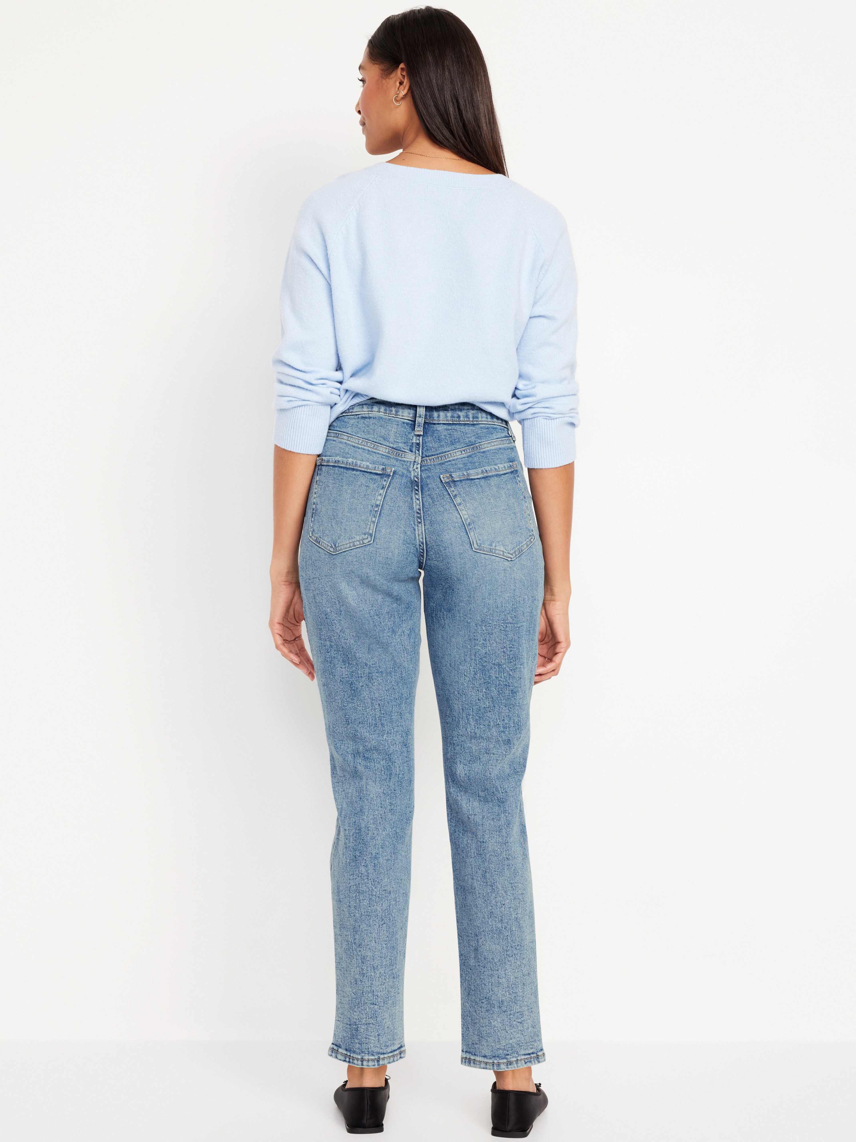 Curvy High-Waisted OG Straight Ankle Jeans - Cerys - 3