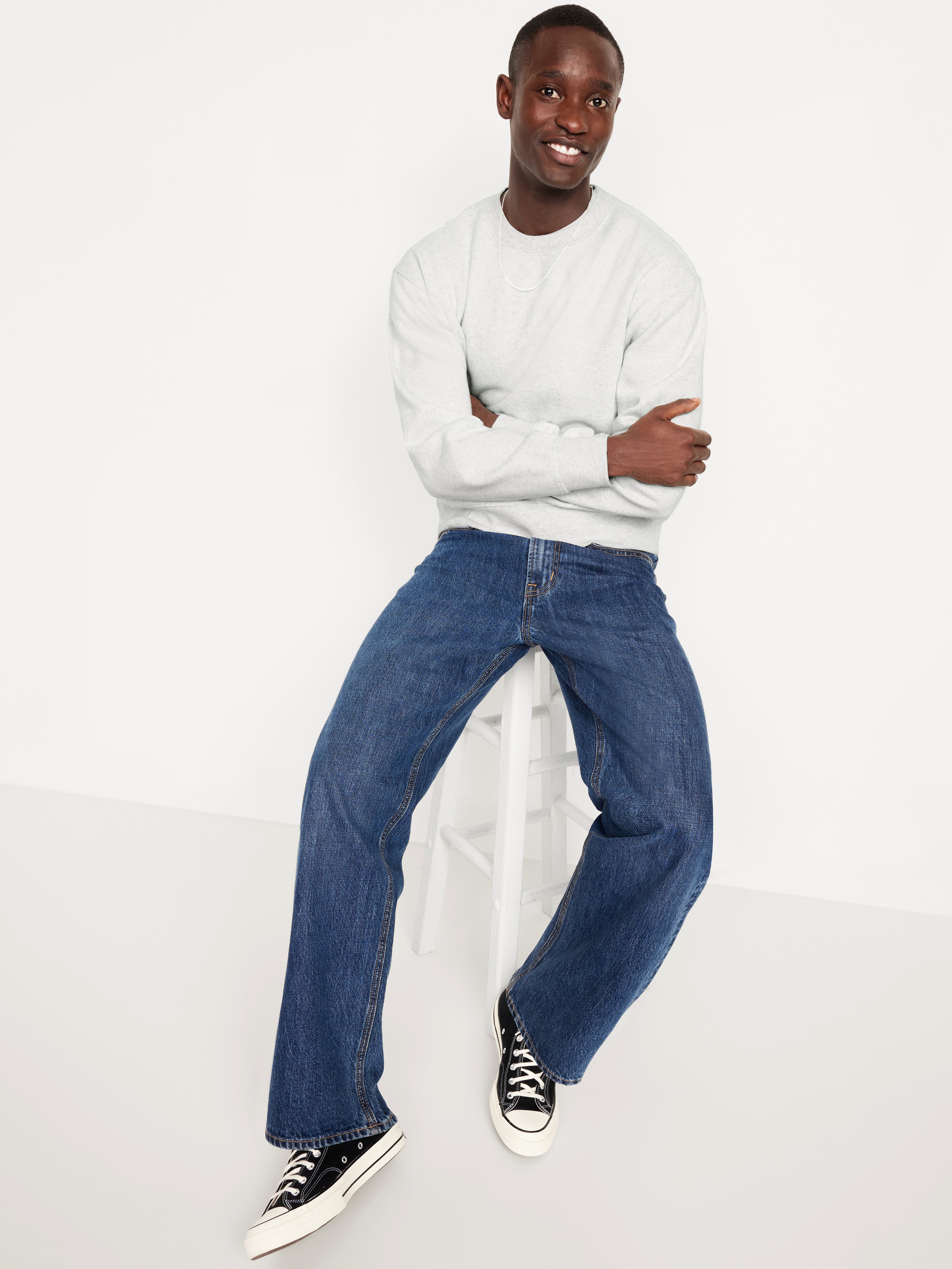 Graphic Rotation Sweatshirt - Antique White Heather - 3