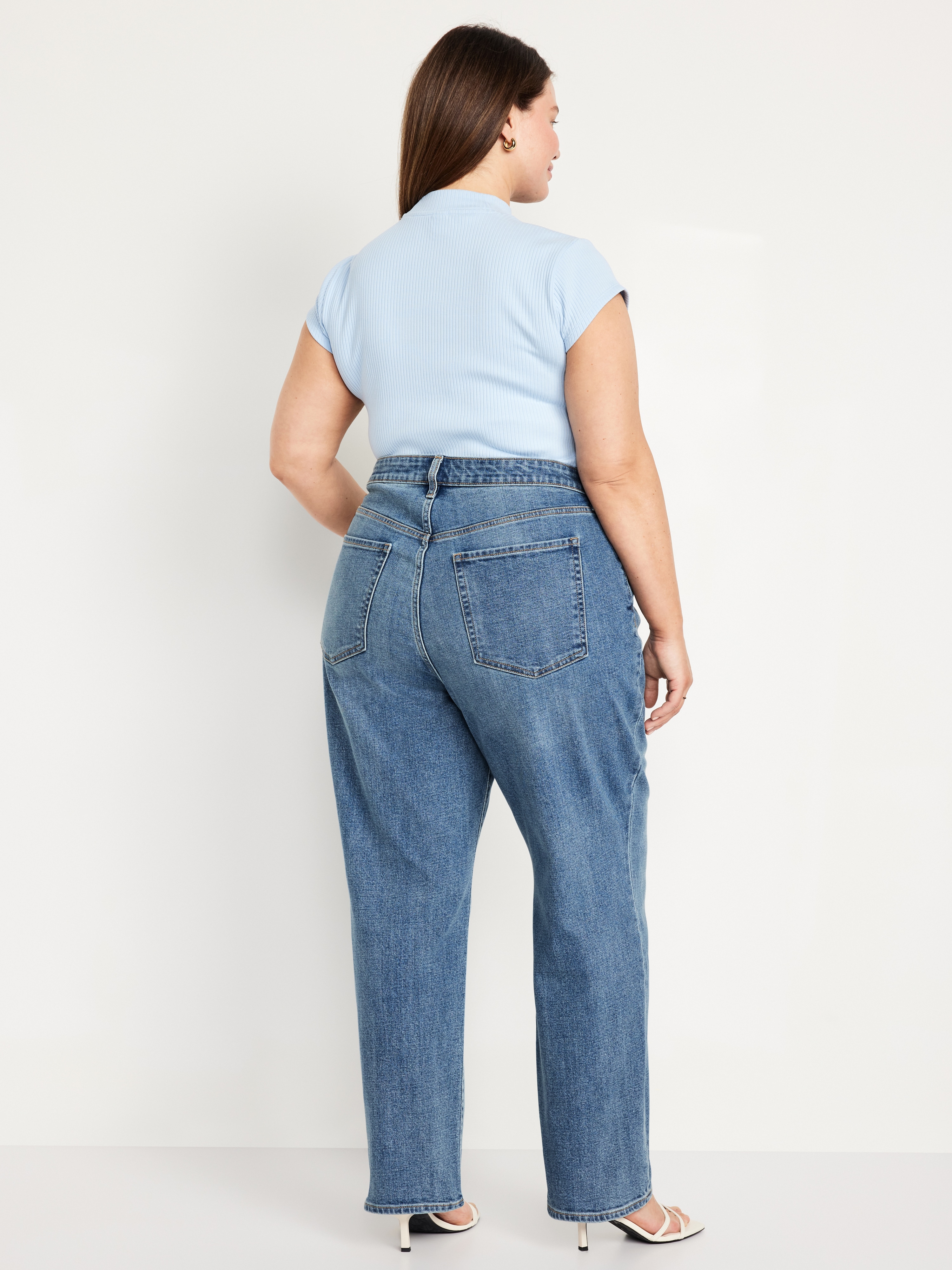 Curvy High-Waisted OG Loose Jeans - Medium Wash - 6