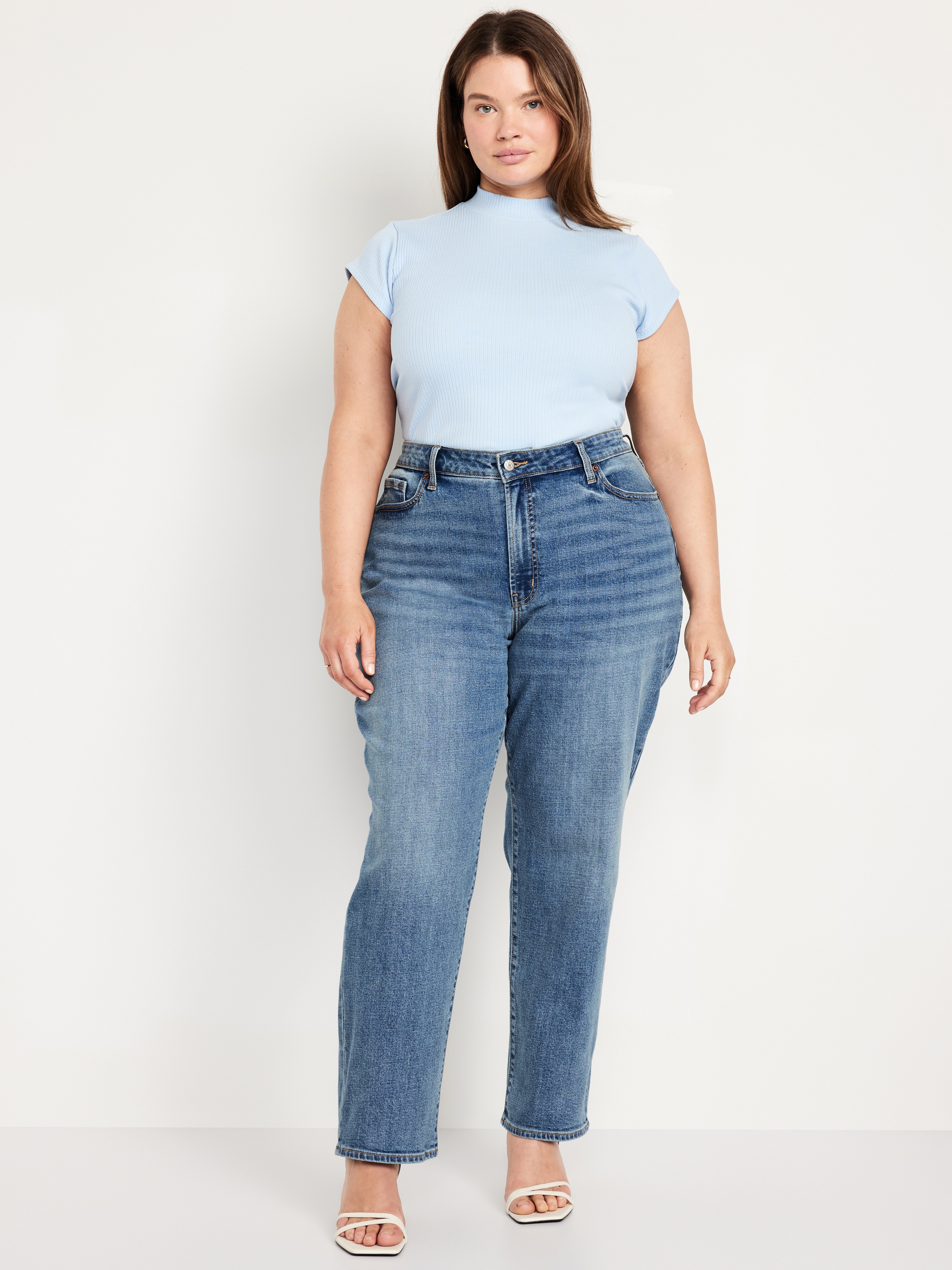 Curvy High-Waisted OG Loose Jeans - Medium Wash - 5