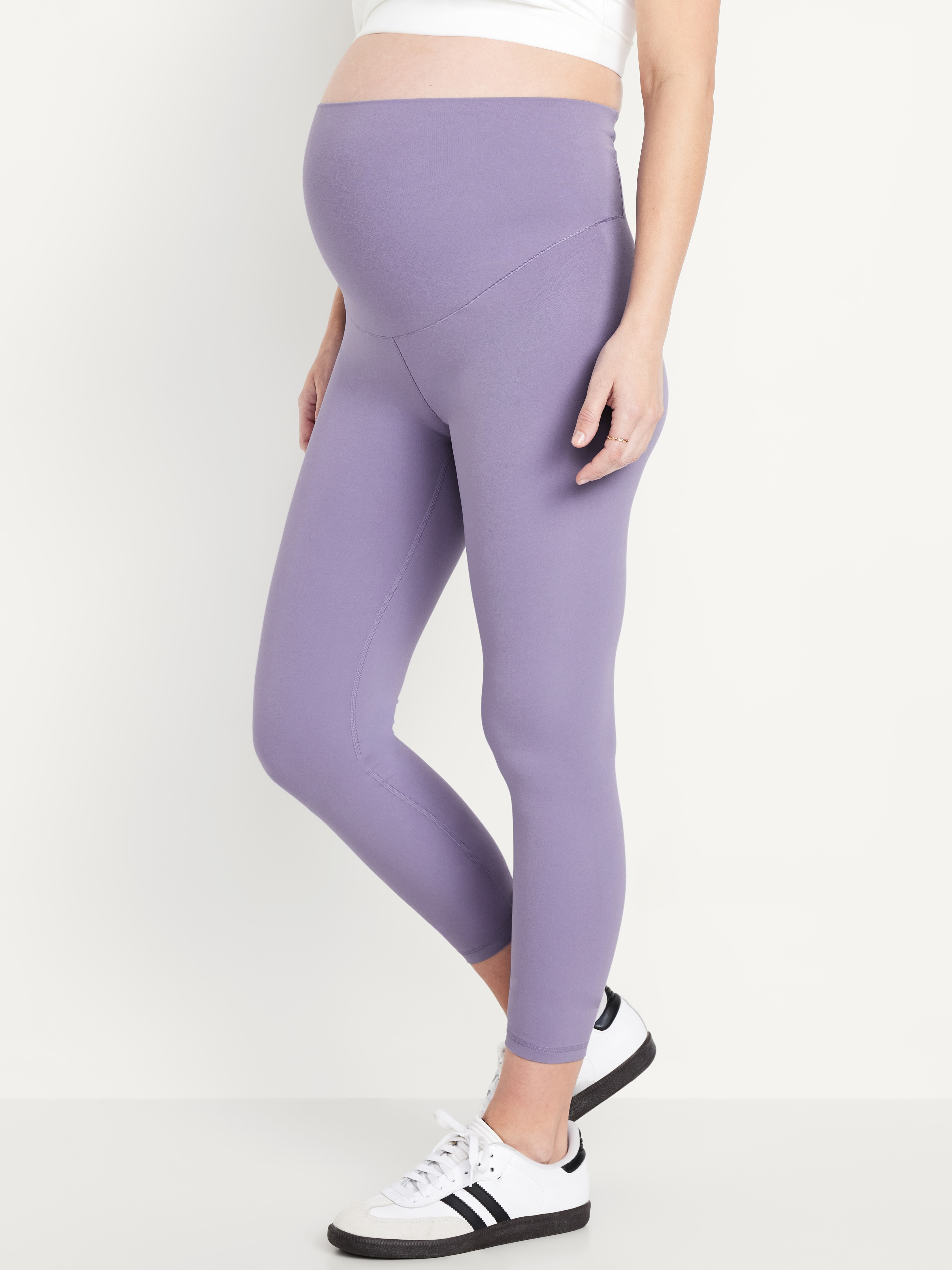 Maternity Full-Panel StudioSmooth 7/8 Leggings - Opaline - 1