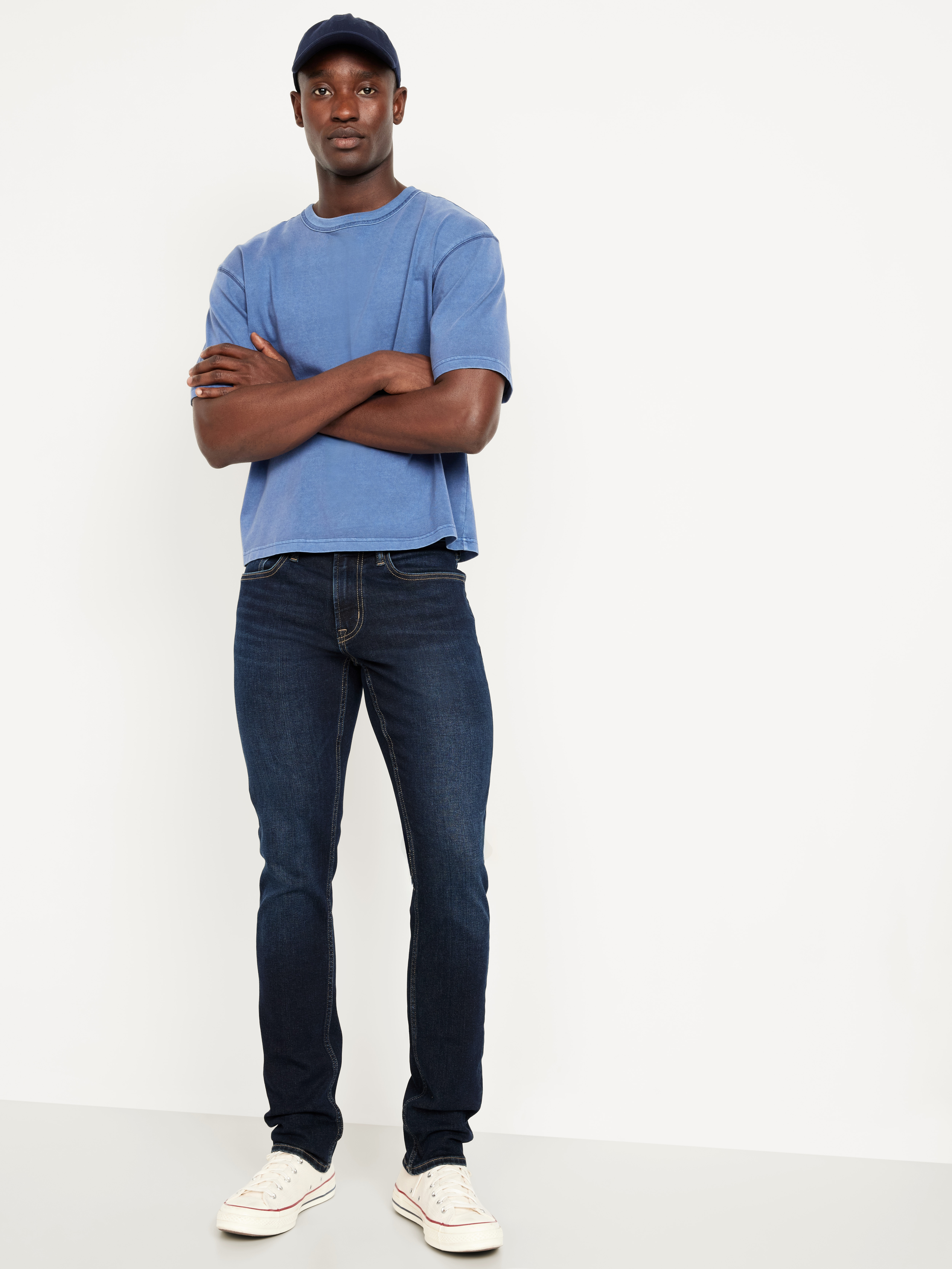 Slim 360° Tech Stretch Performance Jeans - Dark Wash - 3