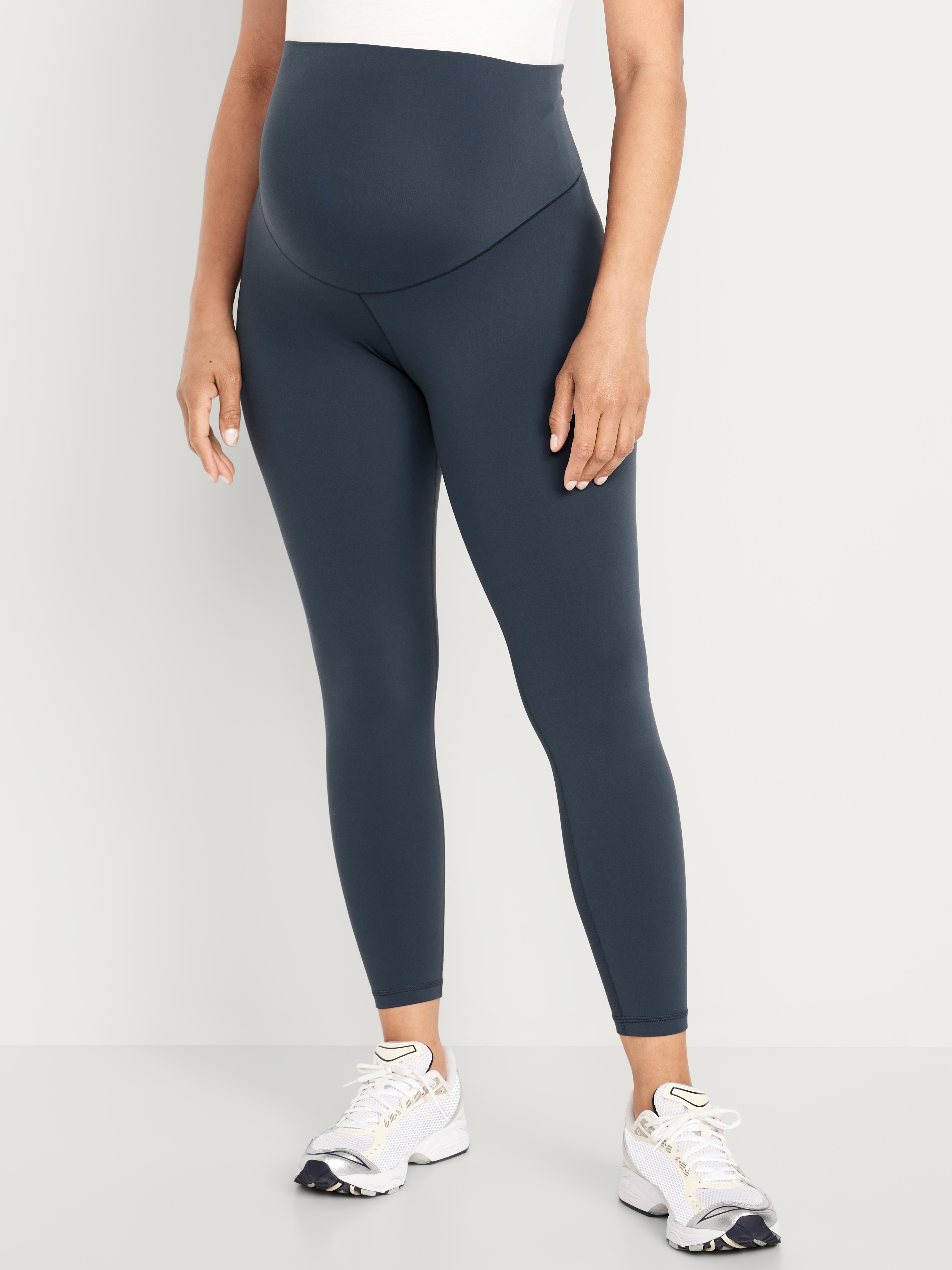 Maternity Full-Panel StudioSmooth 7/8 Leggings - Dusk Navy - 1
