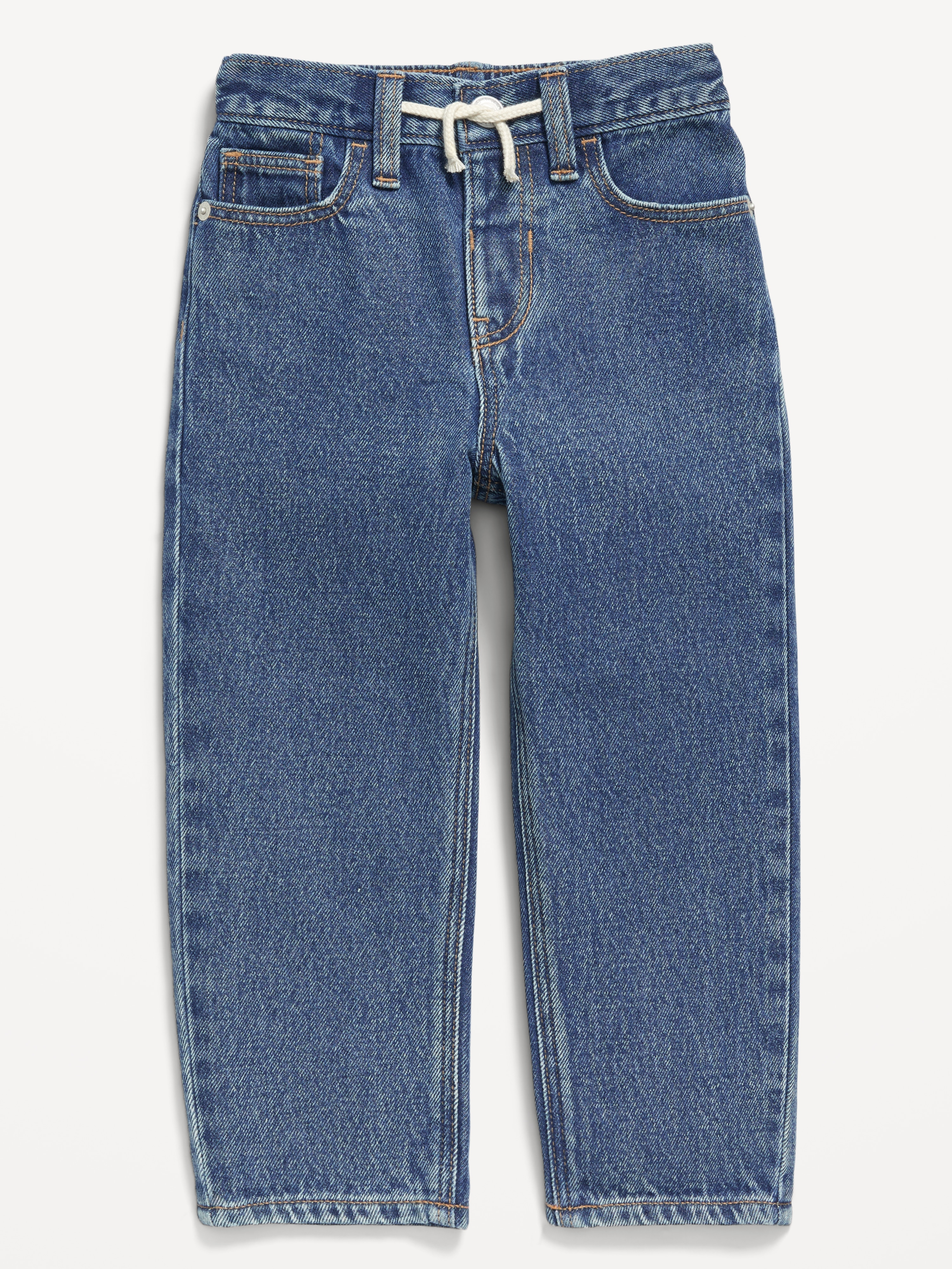 Baggy Barrel-Leg Jeans for Toddler Boys - Medium Wash - 1