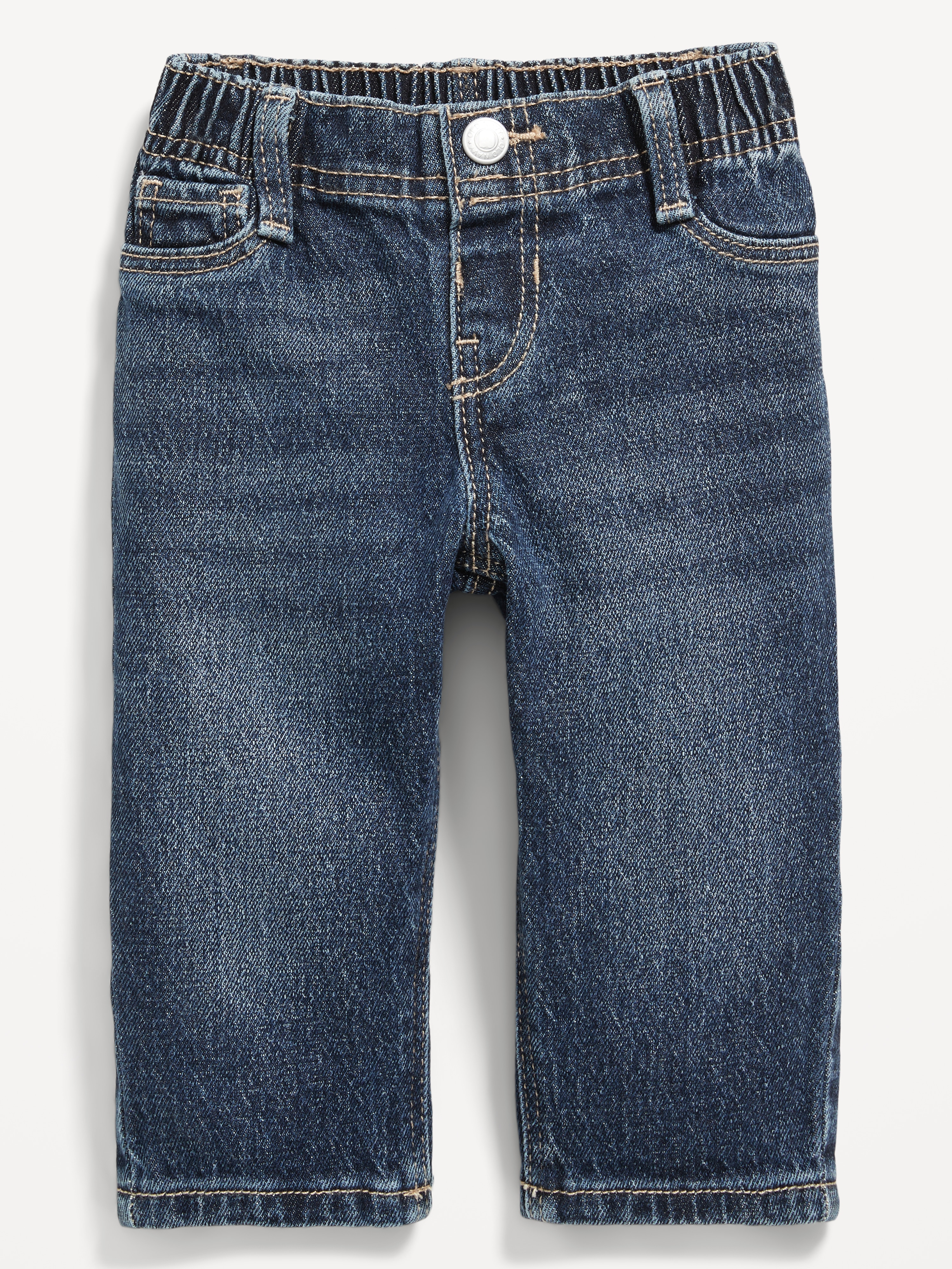 Loose Jeans for Baby - Dark Wash - 1