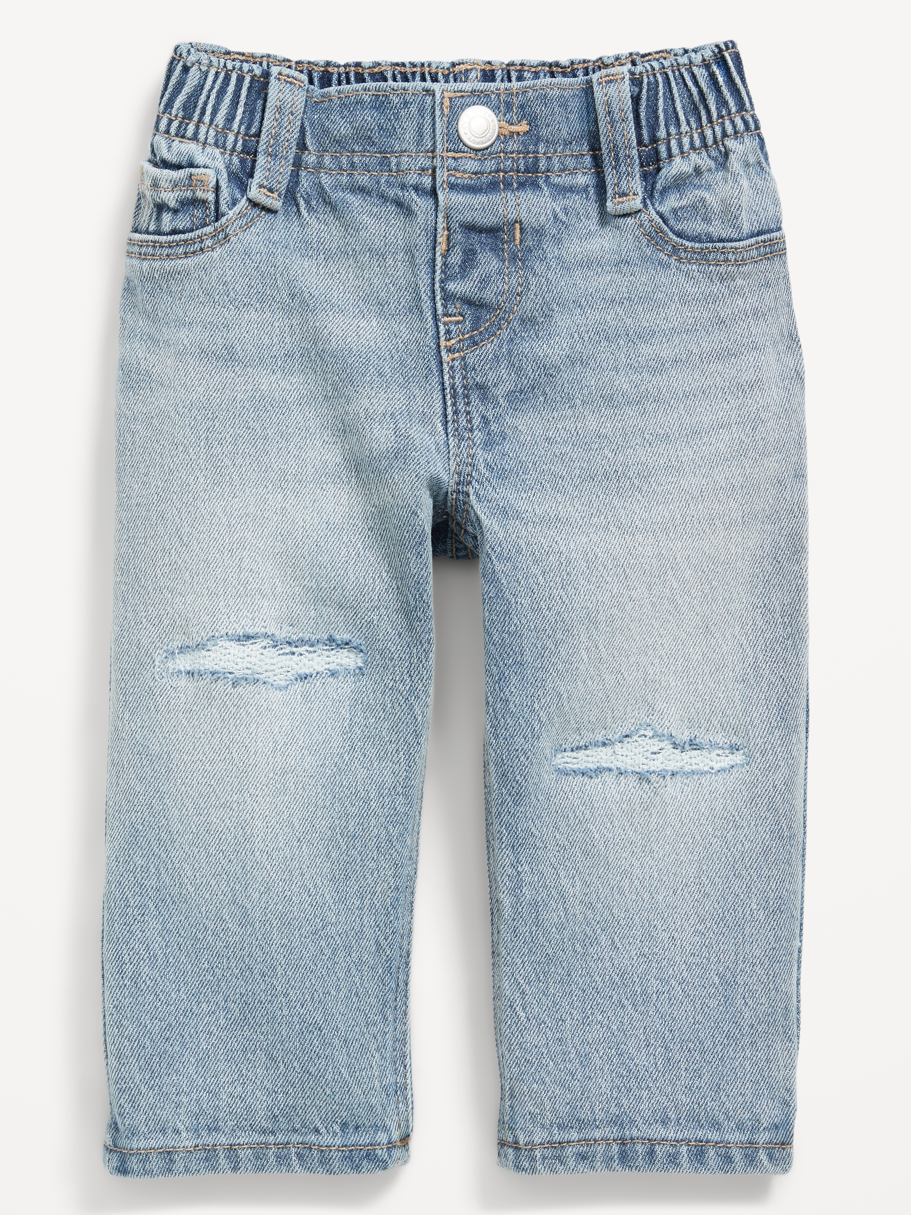 Loose Jeans for Baby - Medium Wash - 1