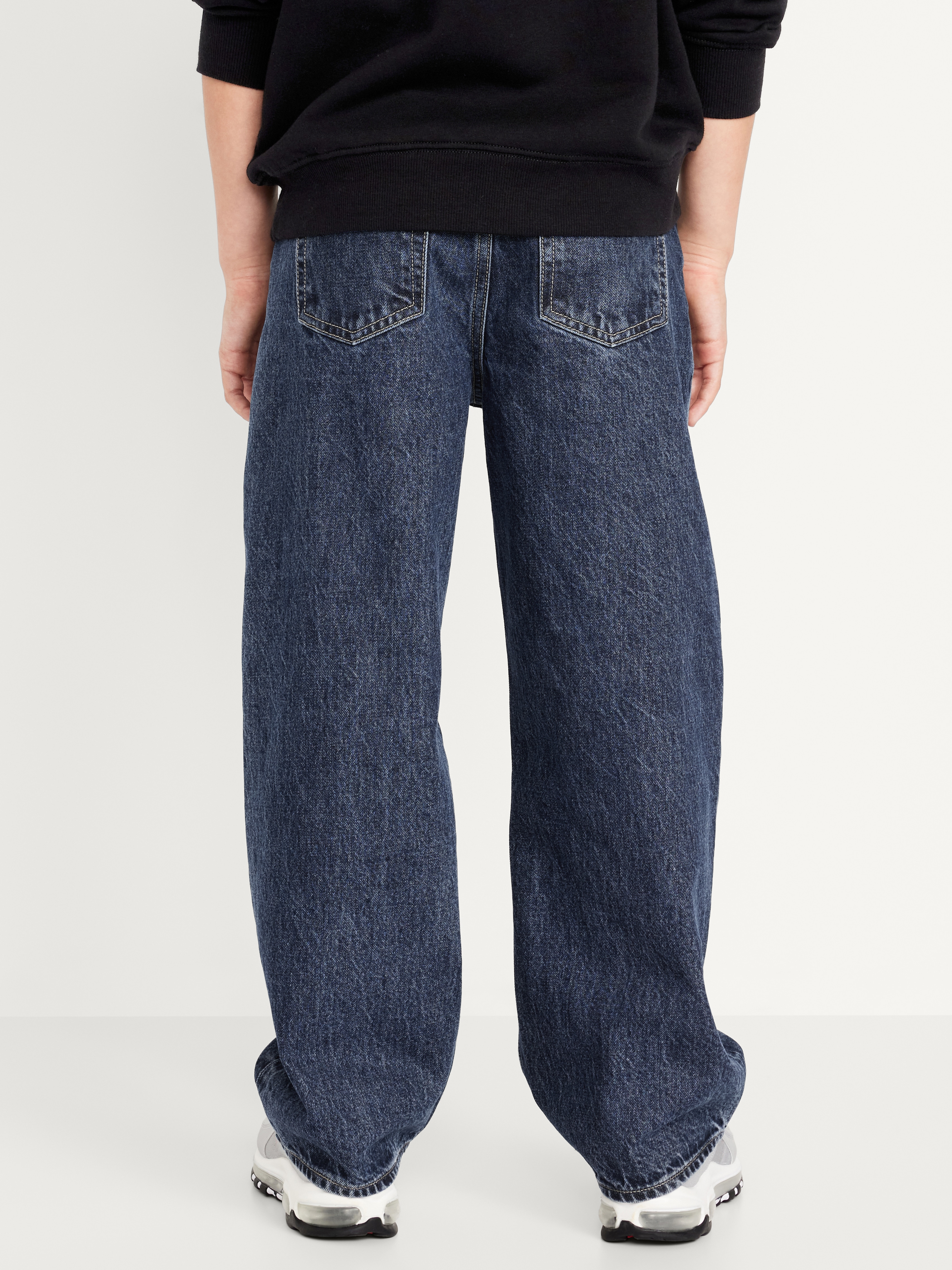 Super Baggy Jeans for Boys - Medium Wash - 2