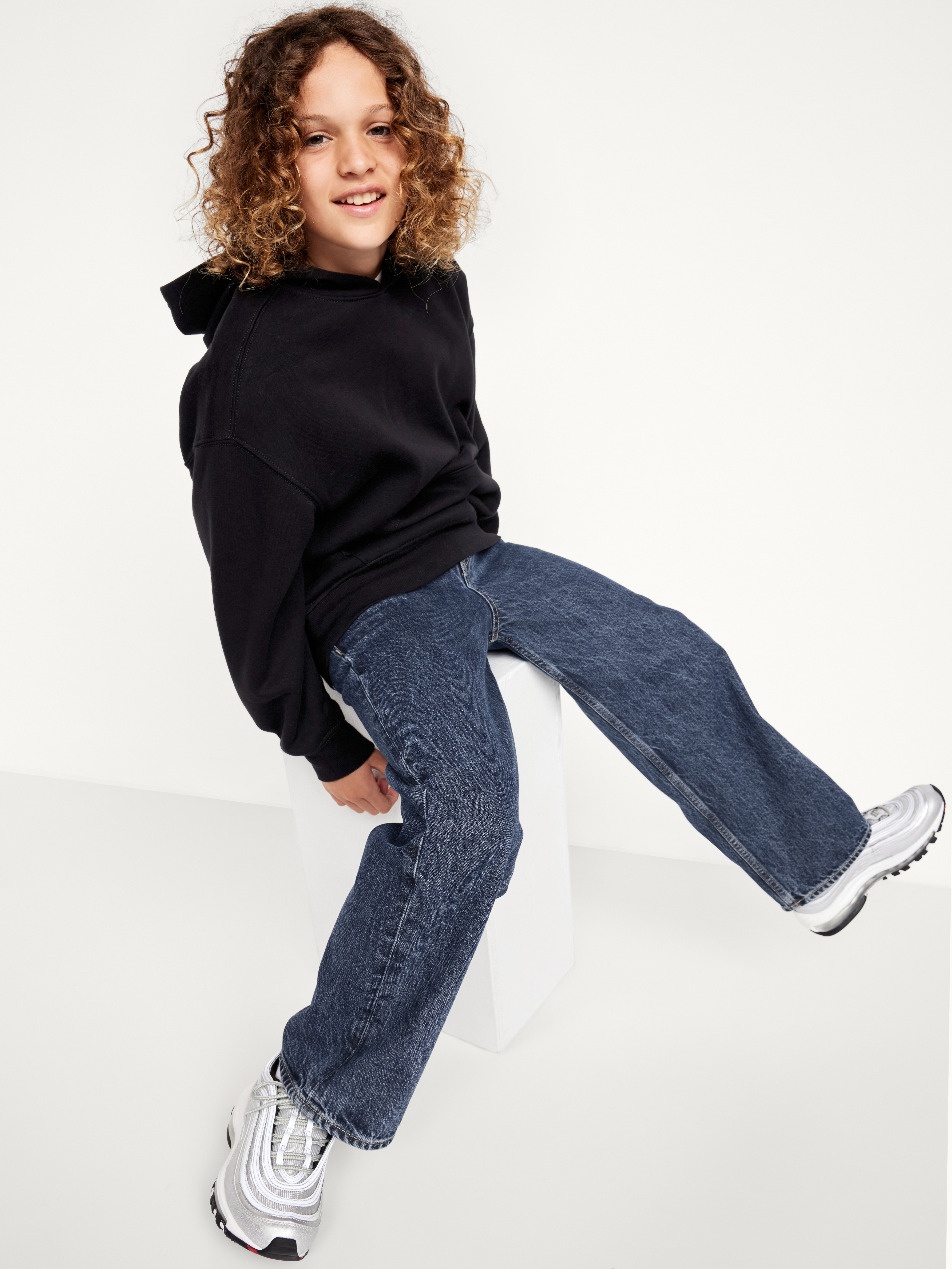 Super Baggy Jeans for Boys - Medium Wash - 3
