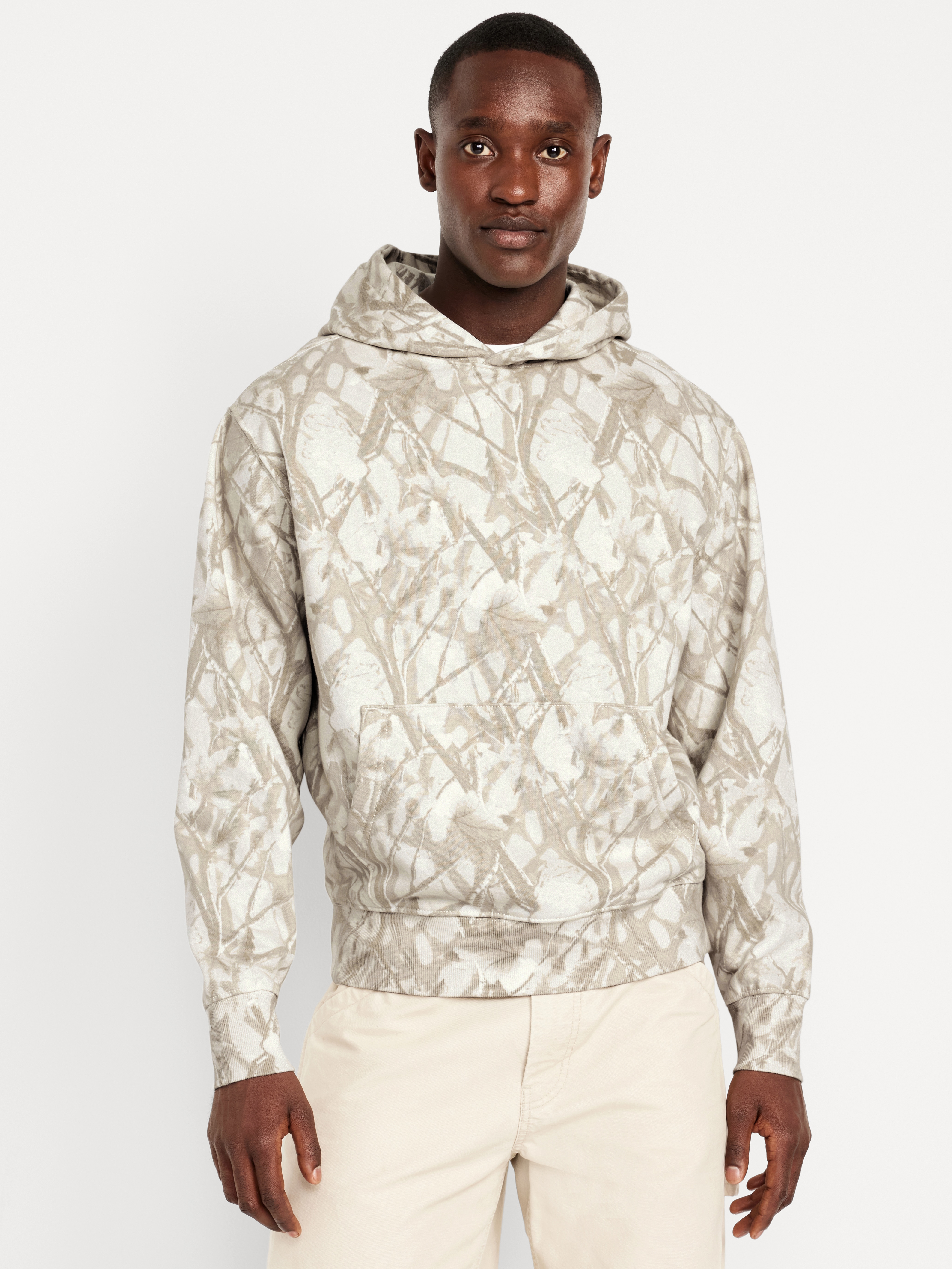Washed Rotation Hoodie - White Trees - 1