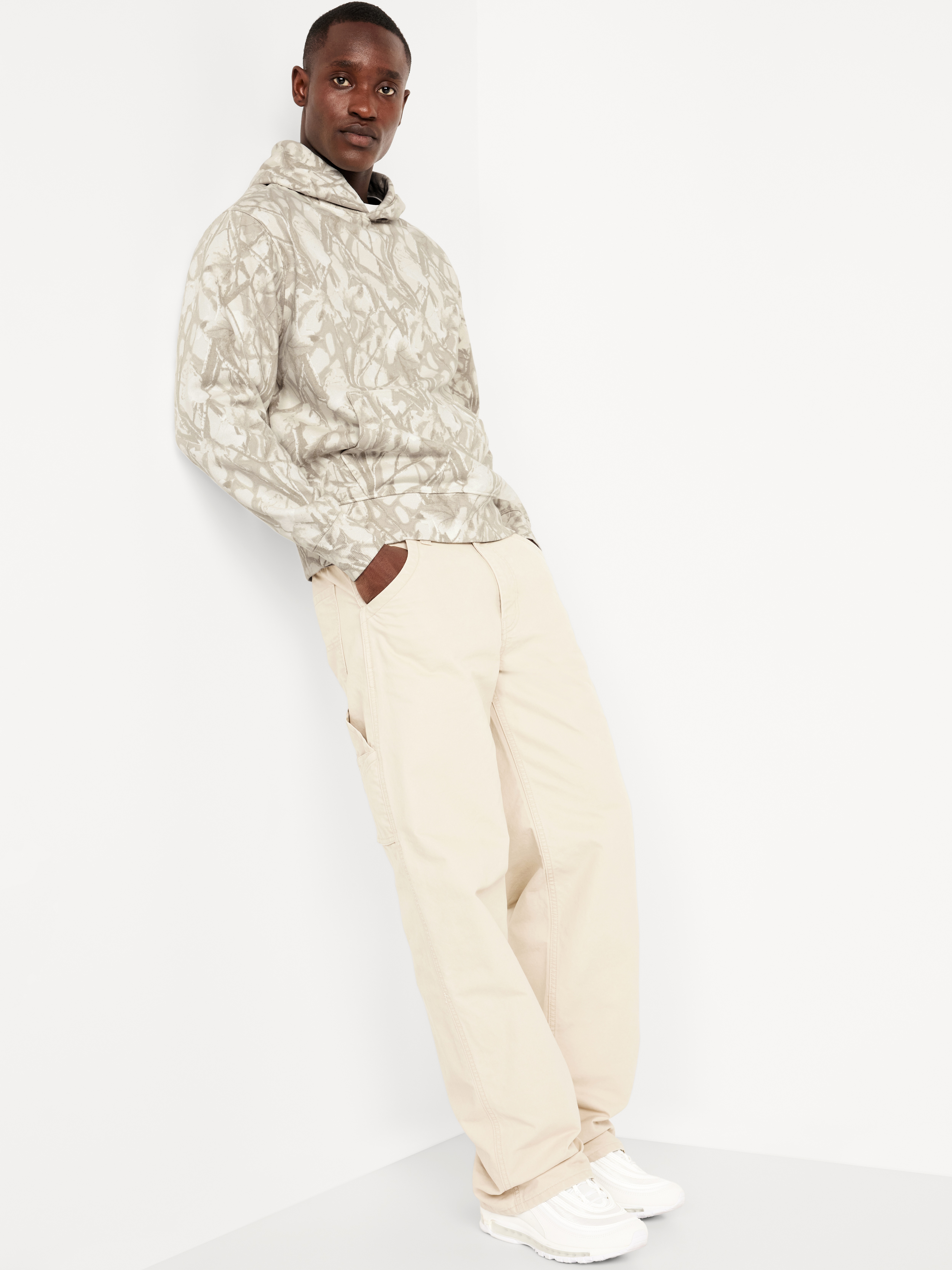 Washed Rotation Hoodie - White Trees - 3