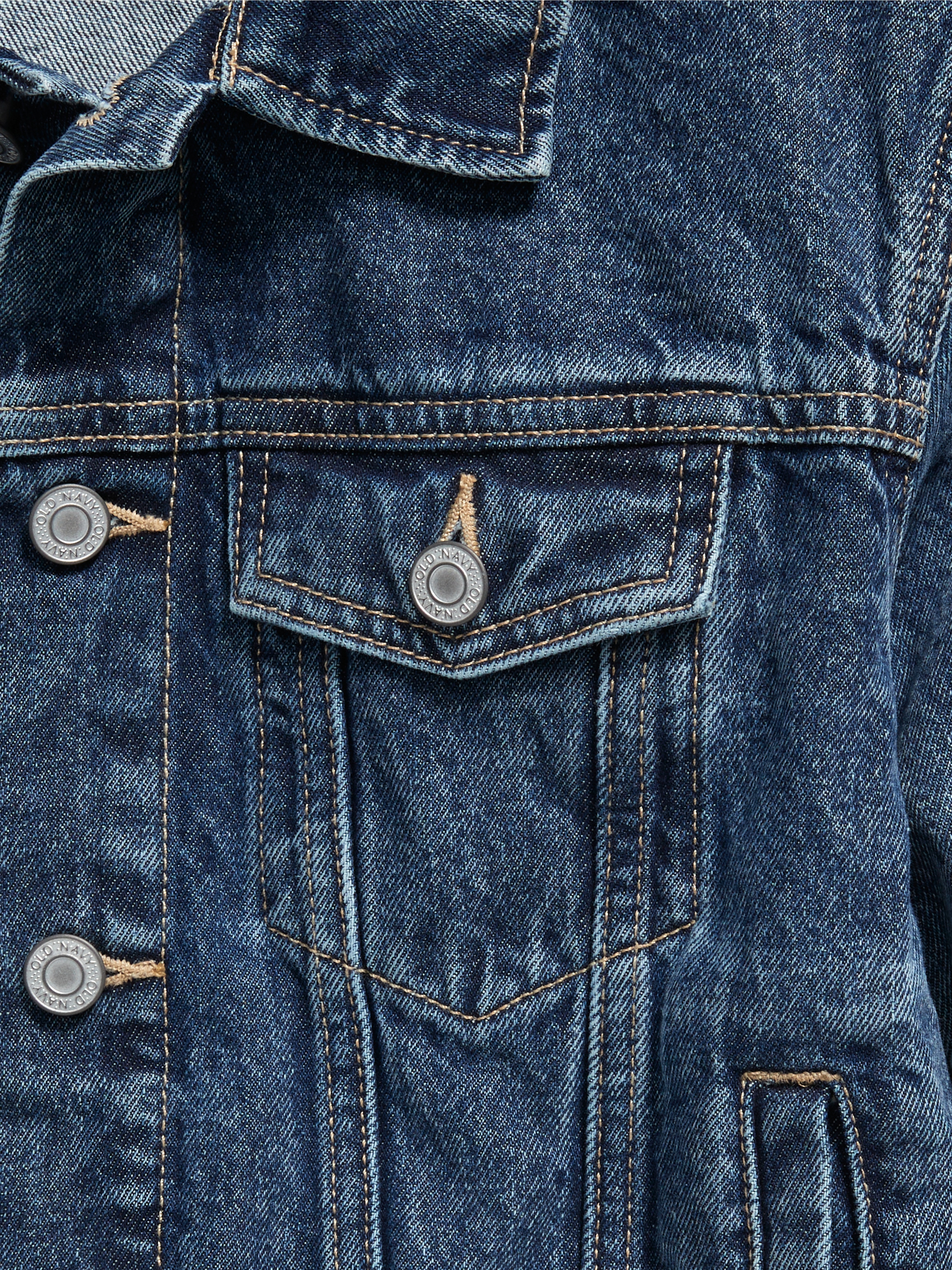 Non-Stretch Jean Trucker Jacket for Boys - Medium Wash - 3
