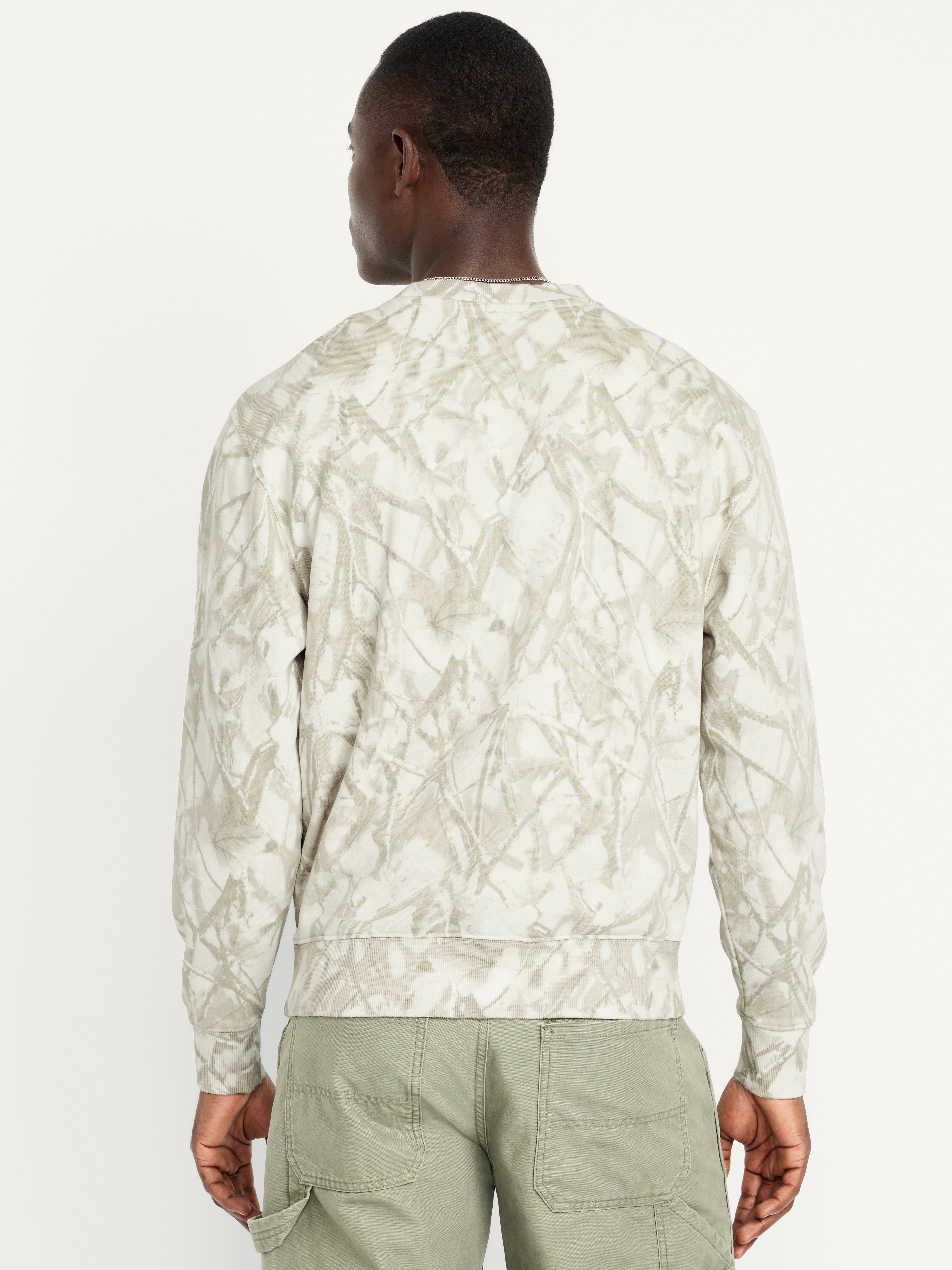 Graphic Rotation Sweatshirt - White Trees - 2