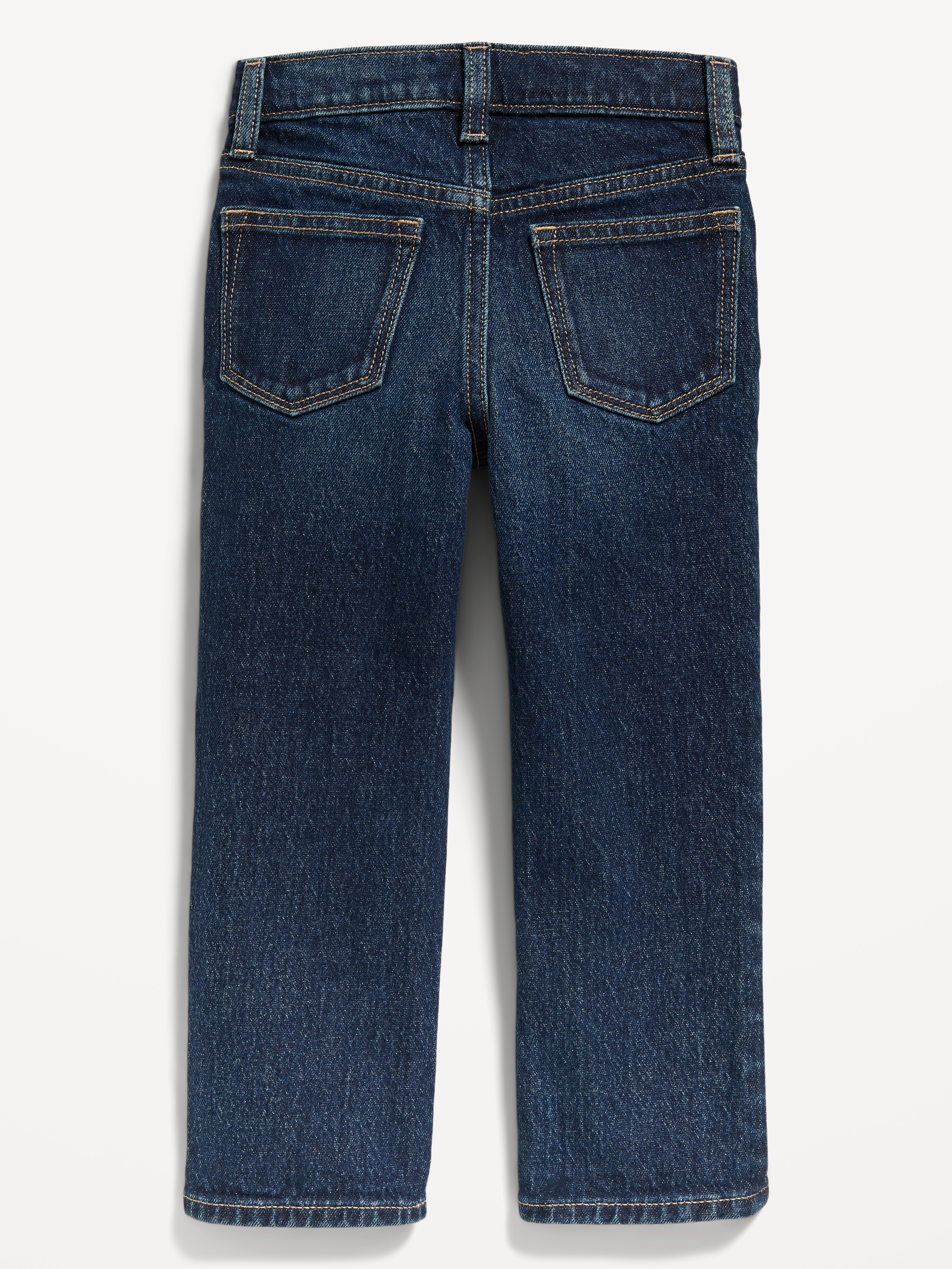 Straight-Leg Built-In Flex Jeans for Toddler Boys - Dark Wash - 2
