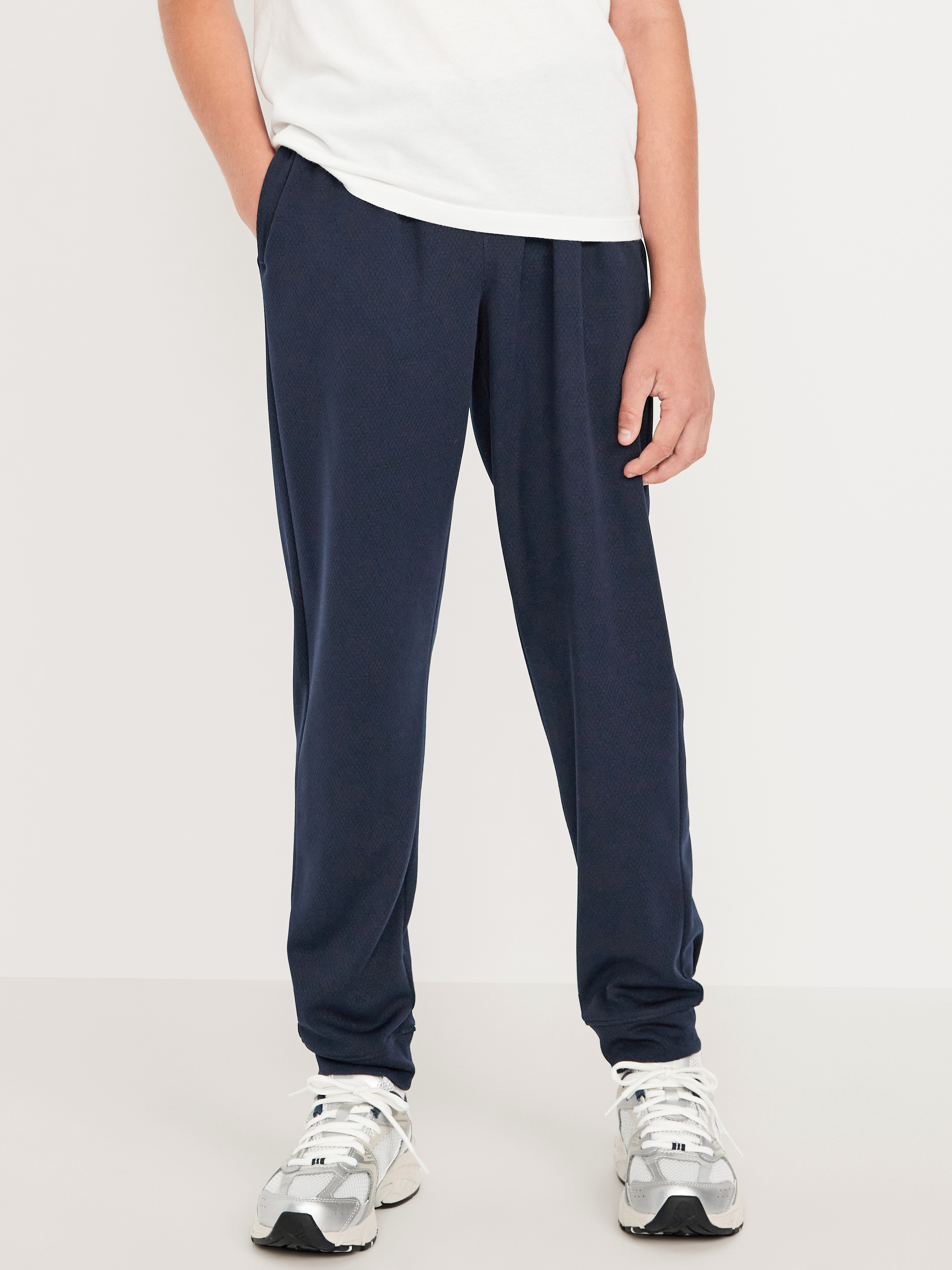 Mesh Jogger Sweatpants for Boys - In the Navy - 3
