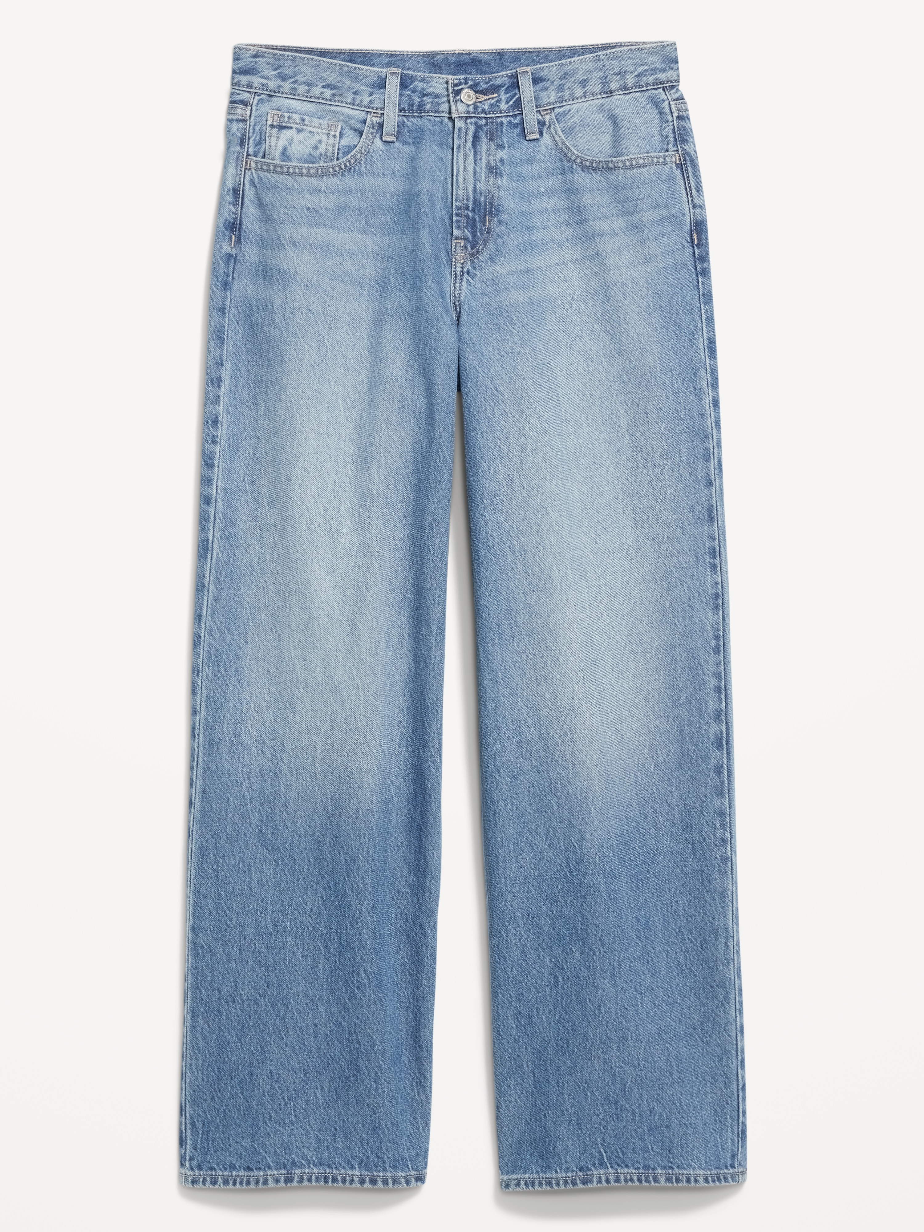 Mid-Rise Wow Baggy Wide-Leg Jeans - KIORA - 8