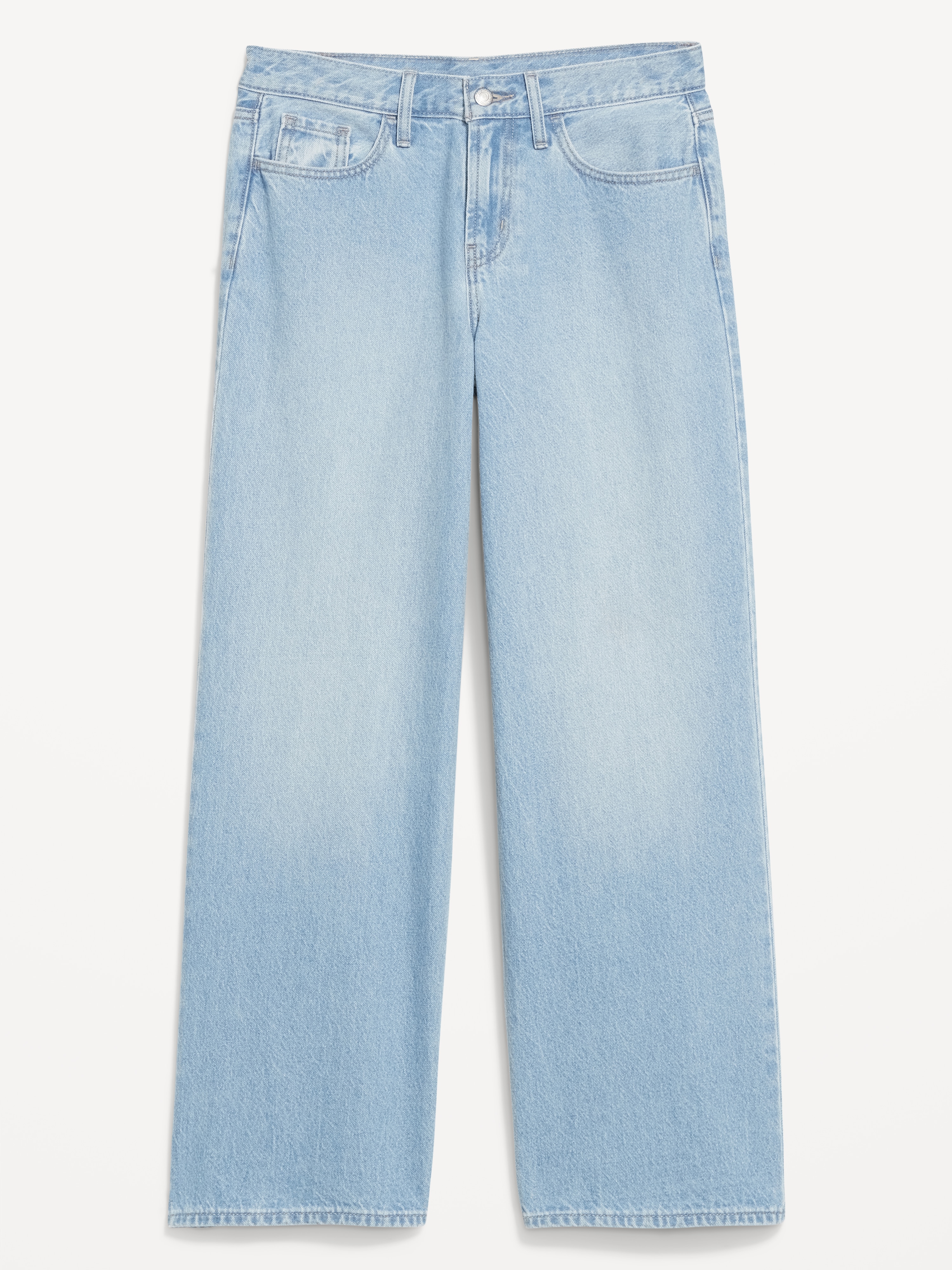 Mid-Rise Wow Baggy Wide-Leg Jeans - DREAMWEAVER - 8