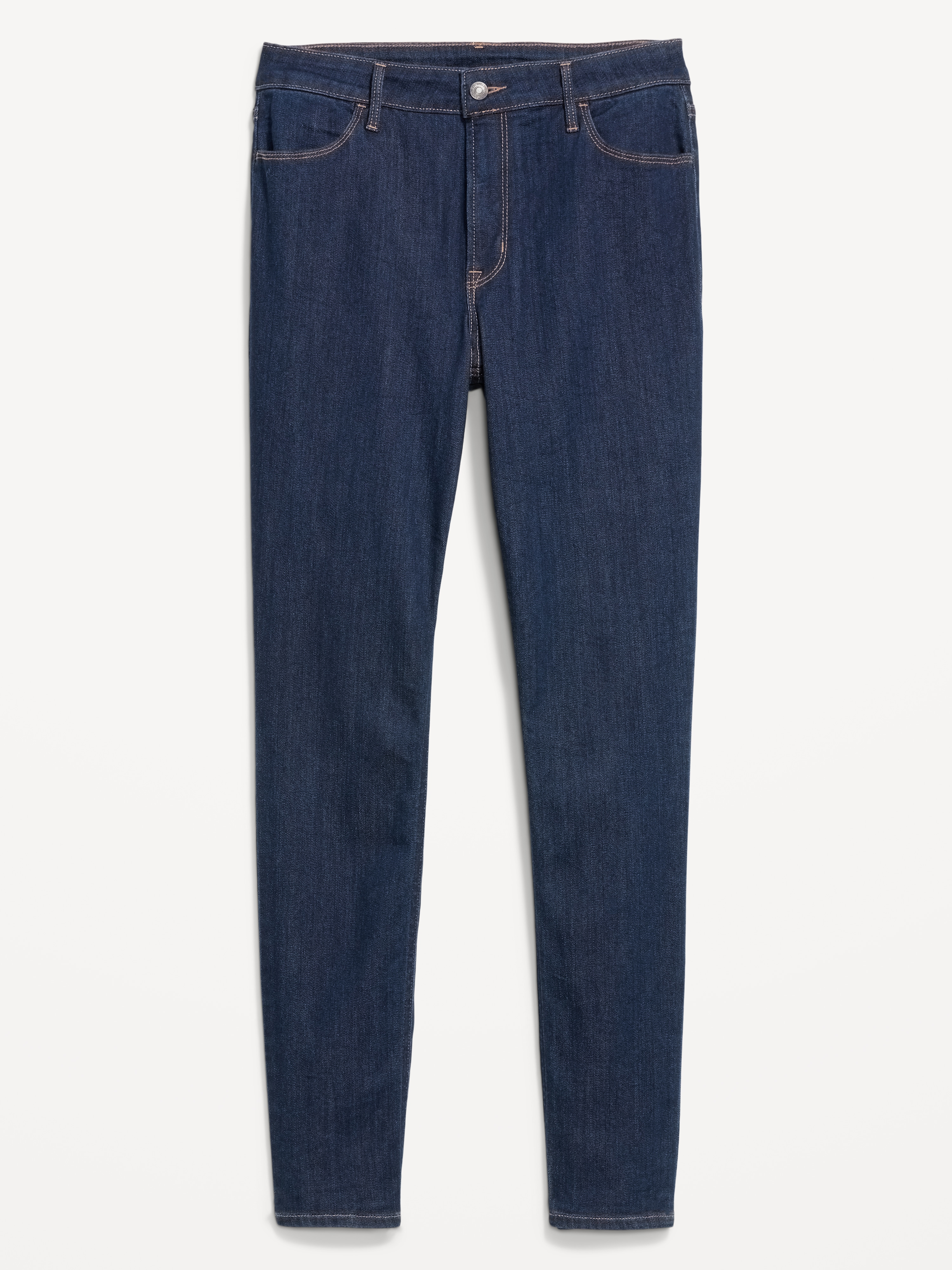 High-Waisted Wow Super-Skinny Jeans - Indigo - 1