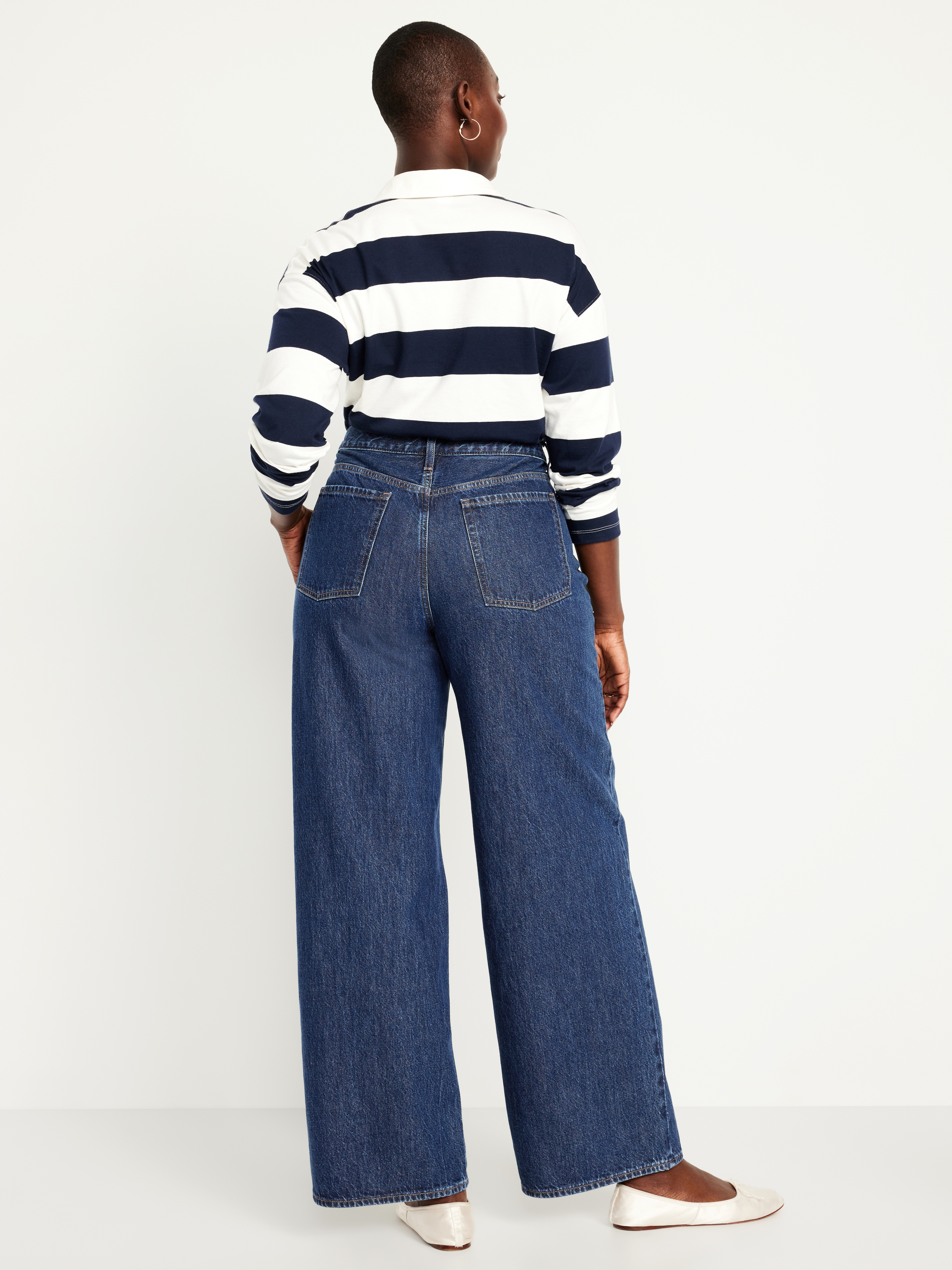 Mid-Rise Wow Baggy Wide-Leg Jeans - Celestia - 7