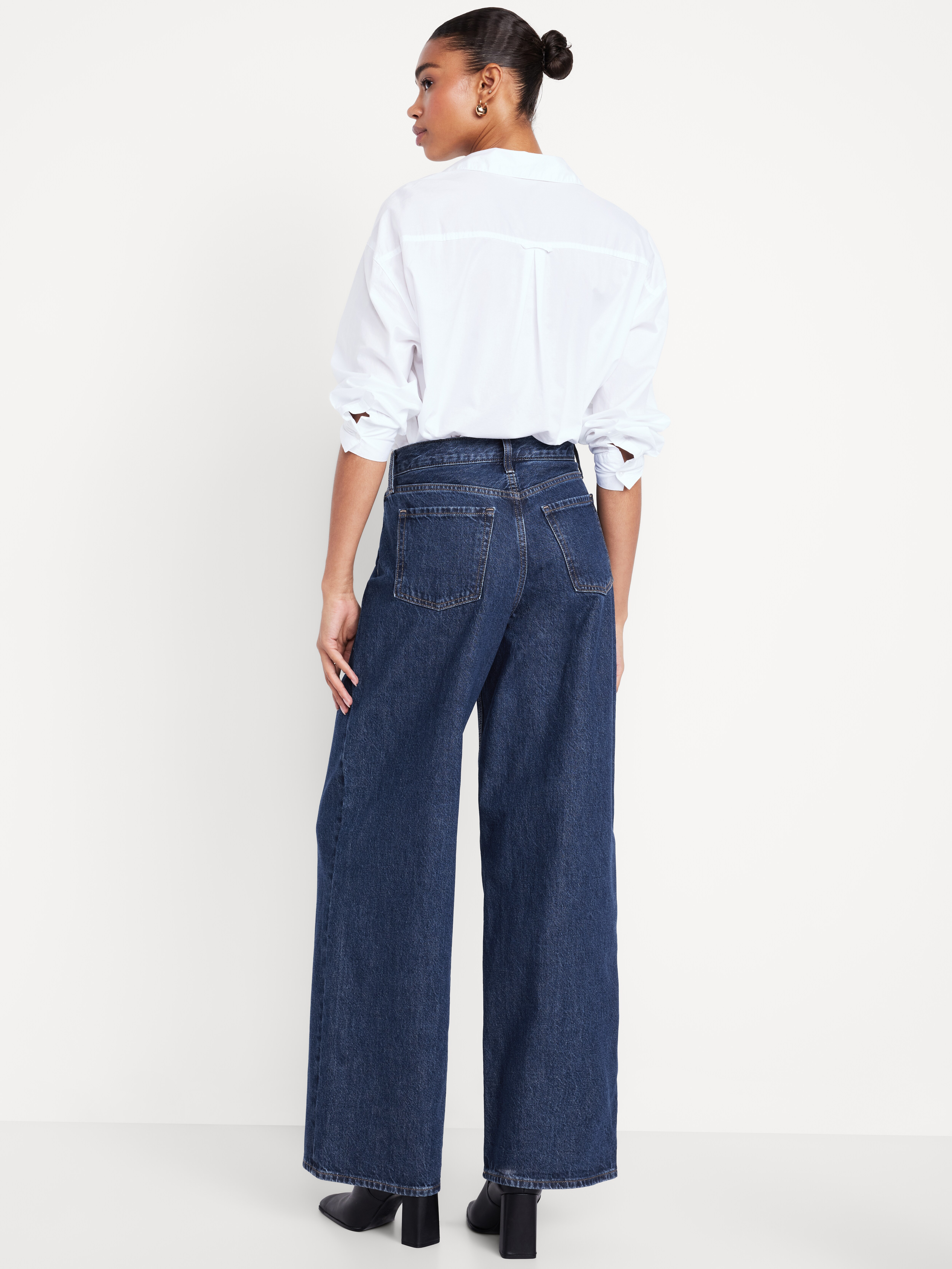 Mid-Rise Wow Baggy Wide-Leg Jeans - Celestia - 3