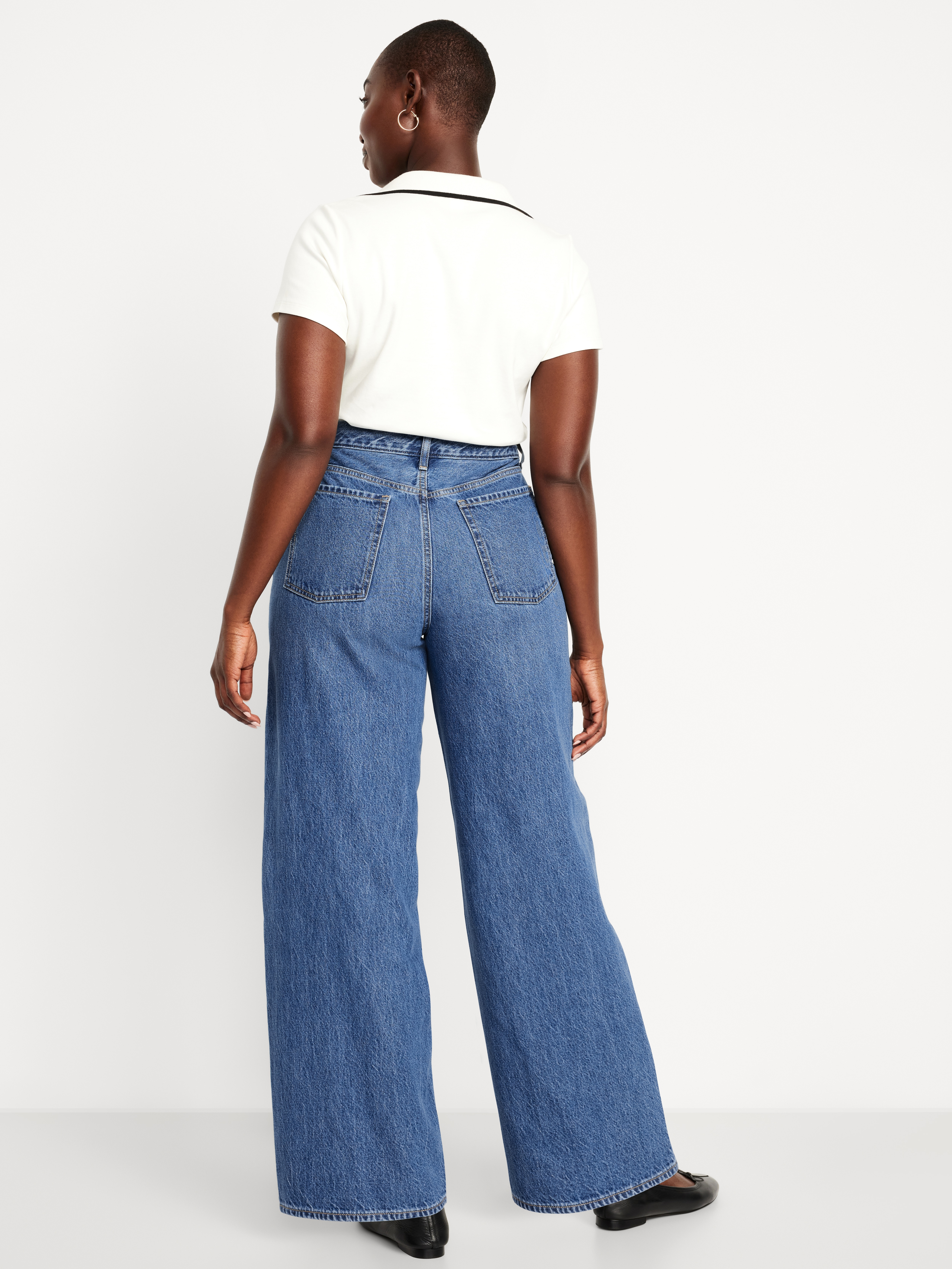 Mid-Rise Wow Baggy Wide-Leg Jeans - KIORA - 7