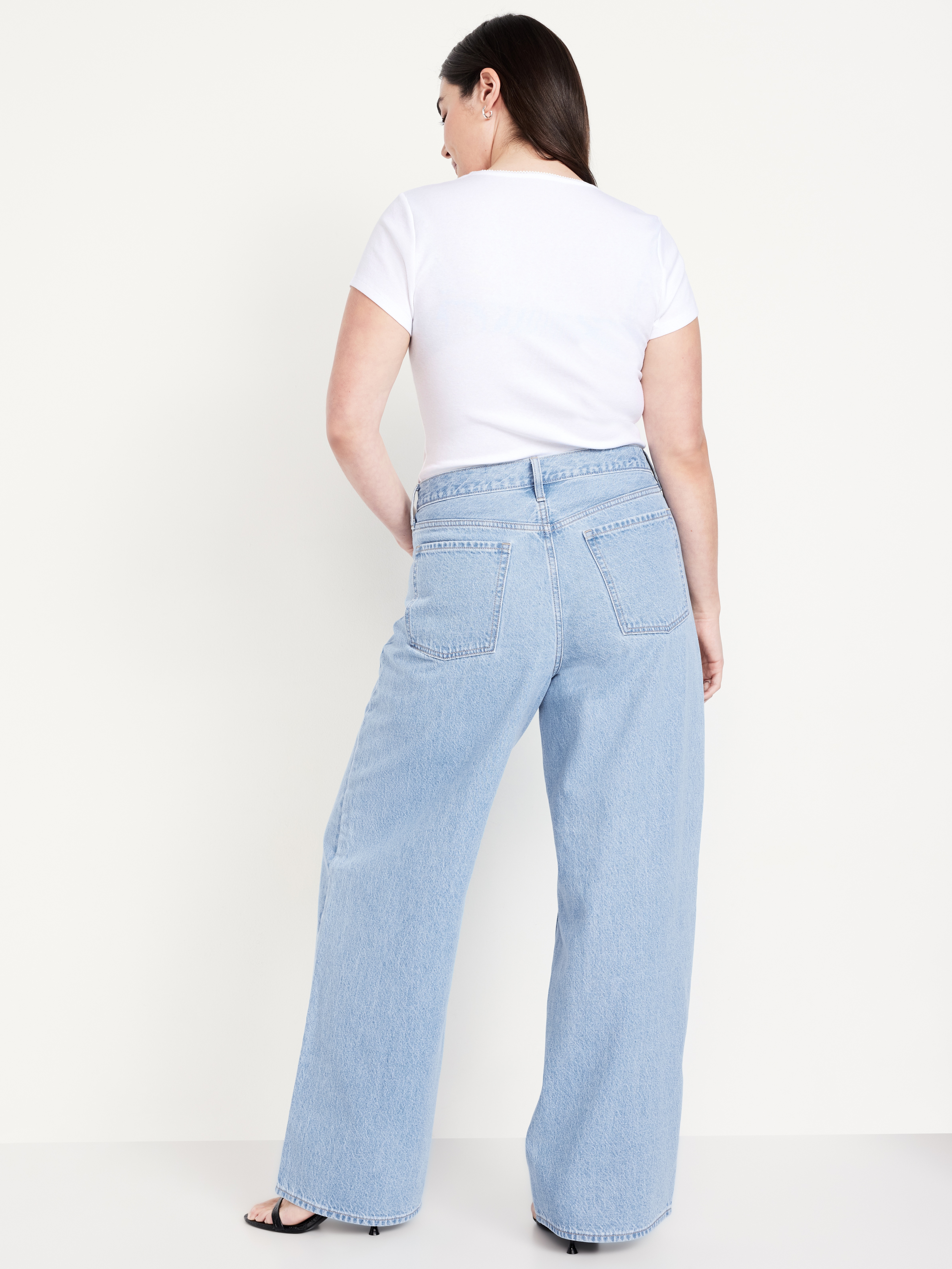 Mid-Rise Wow Baggy Wide-Leg Jeans - DREAMWEAVER - 7