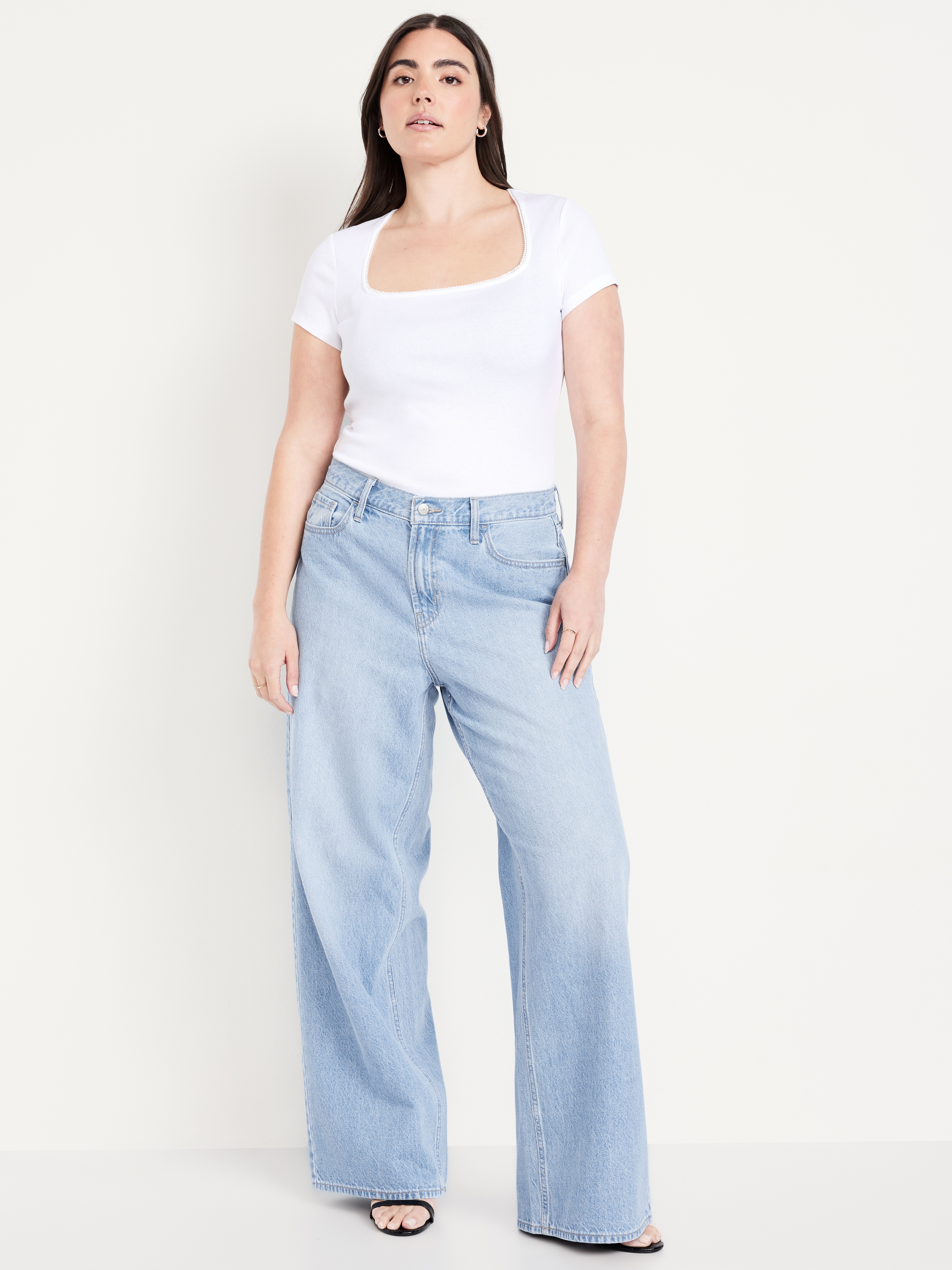 Mid-Rise Wow Baggy Wide-Leg Jeans - DREAMWEAVER - 6