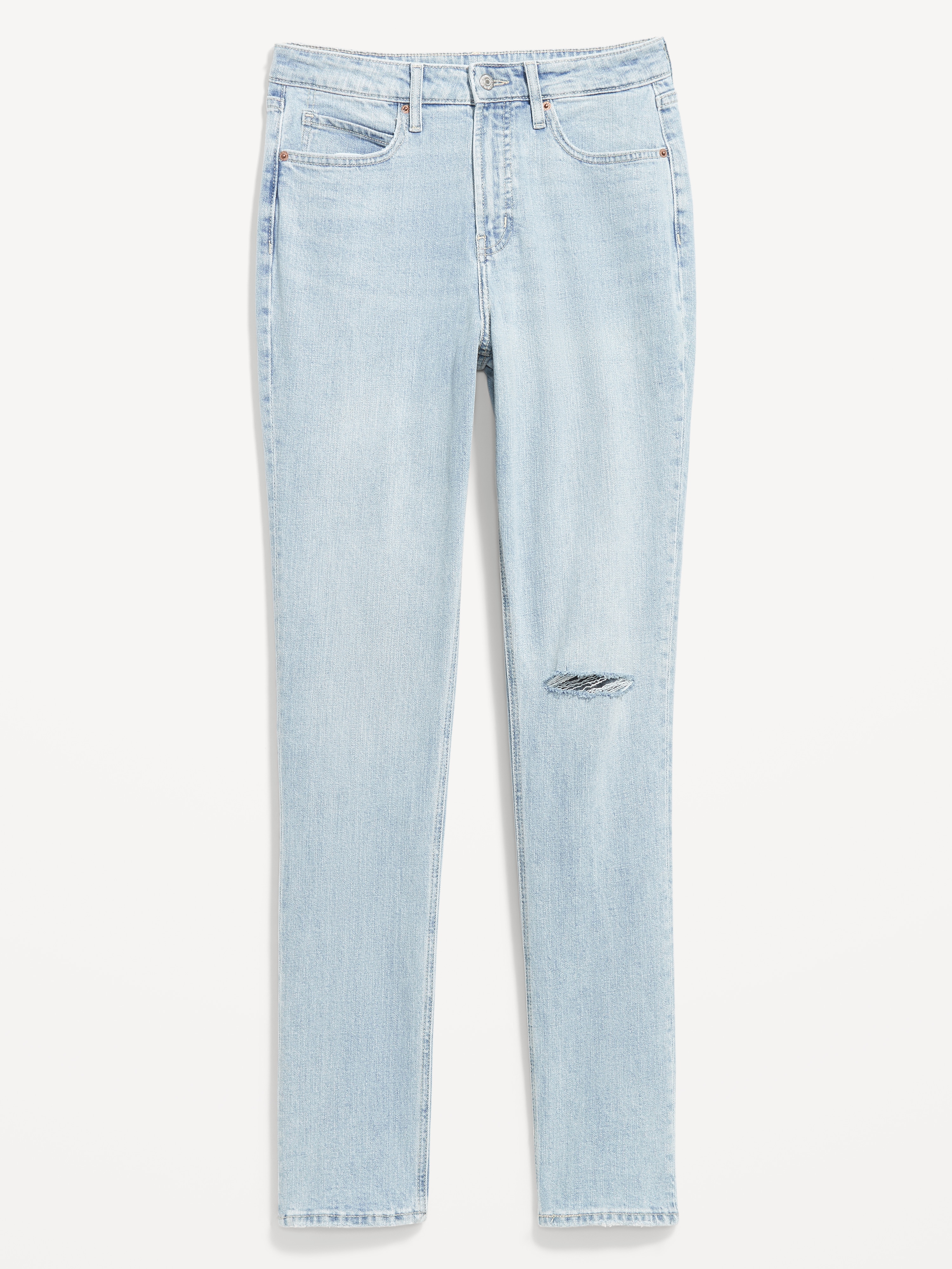Curvy Extra High-Waisted Straight Jeans - Tamara - 8