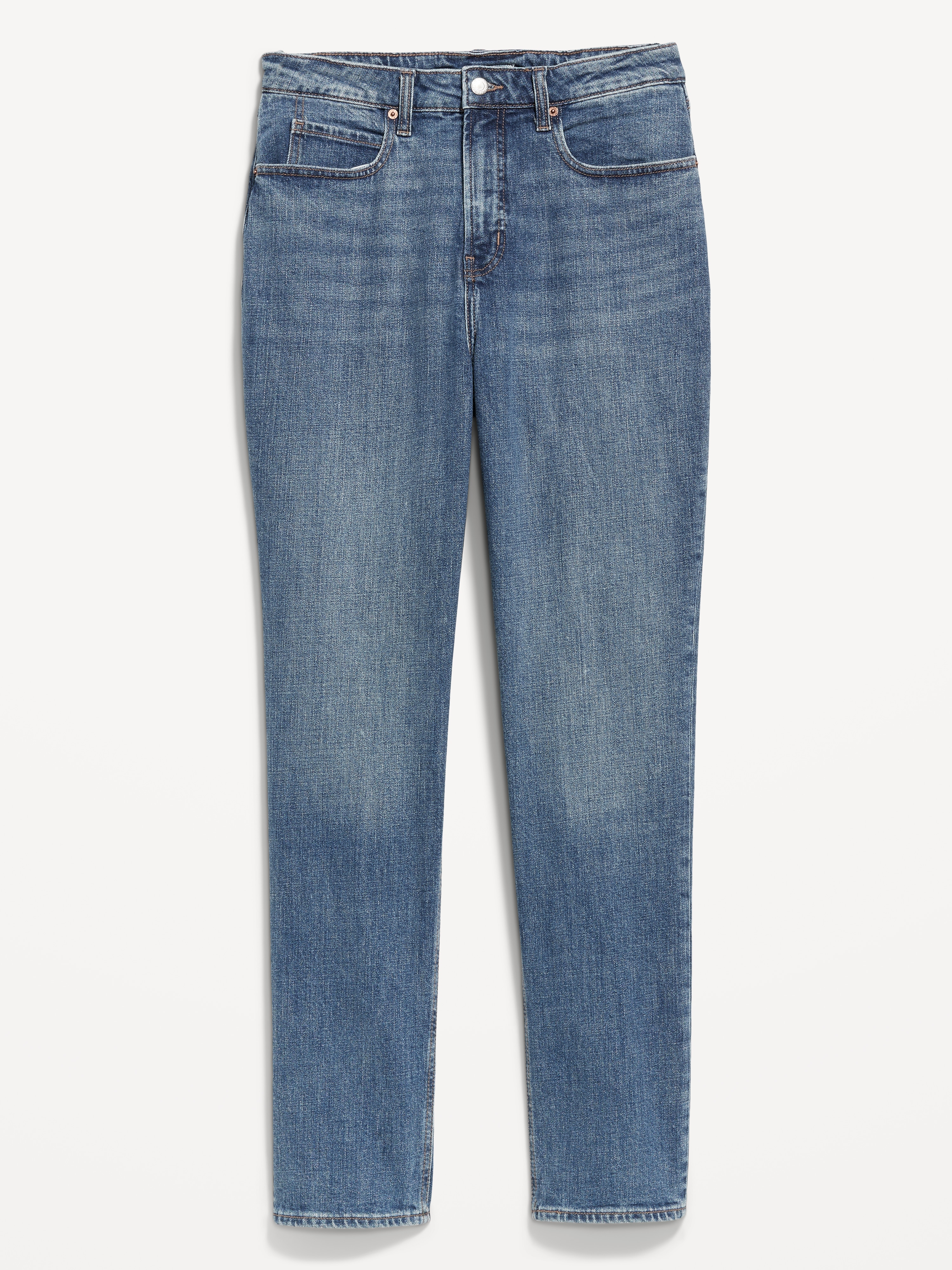 Curvy Extra High-Waisted Straight Jeans - Harper - 8