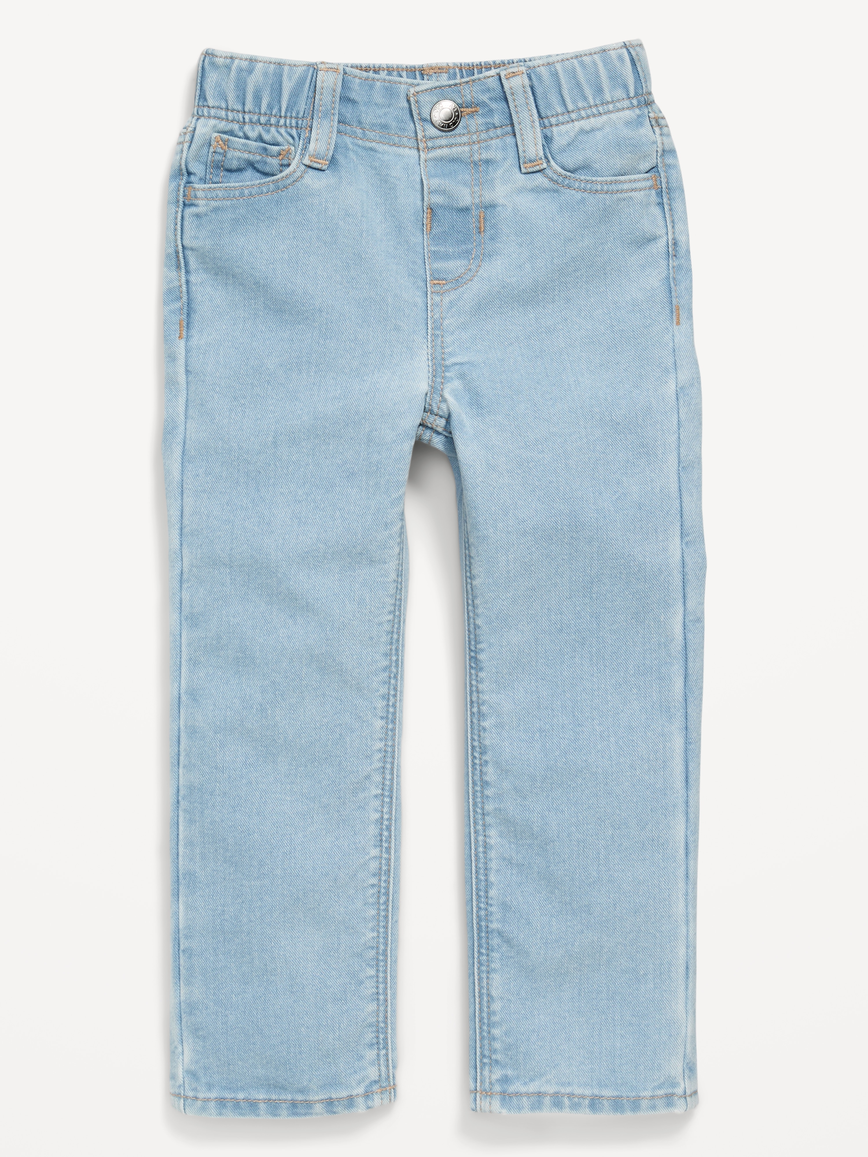Wow Straight Pull-On Jeans for Toddler Boys - Light Washed - 1
