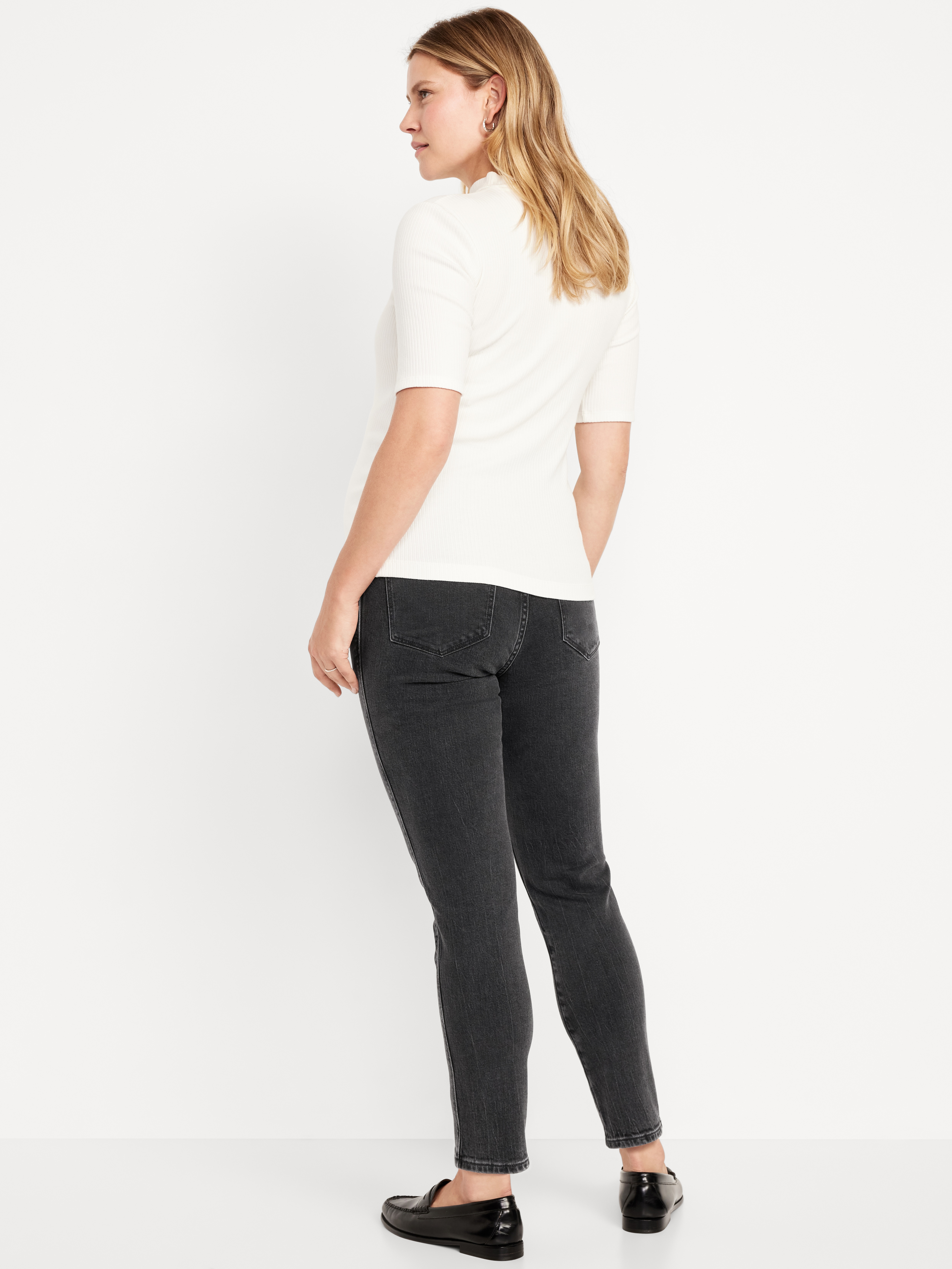 Maternity Full-Panel Vintage Slim Jeans - Moon Walker - 2