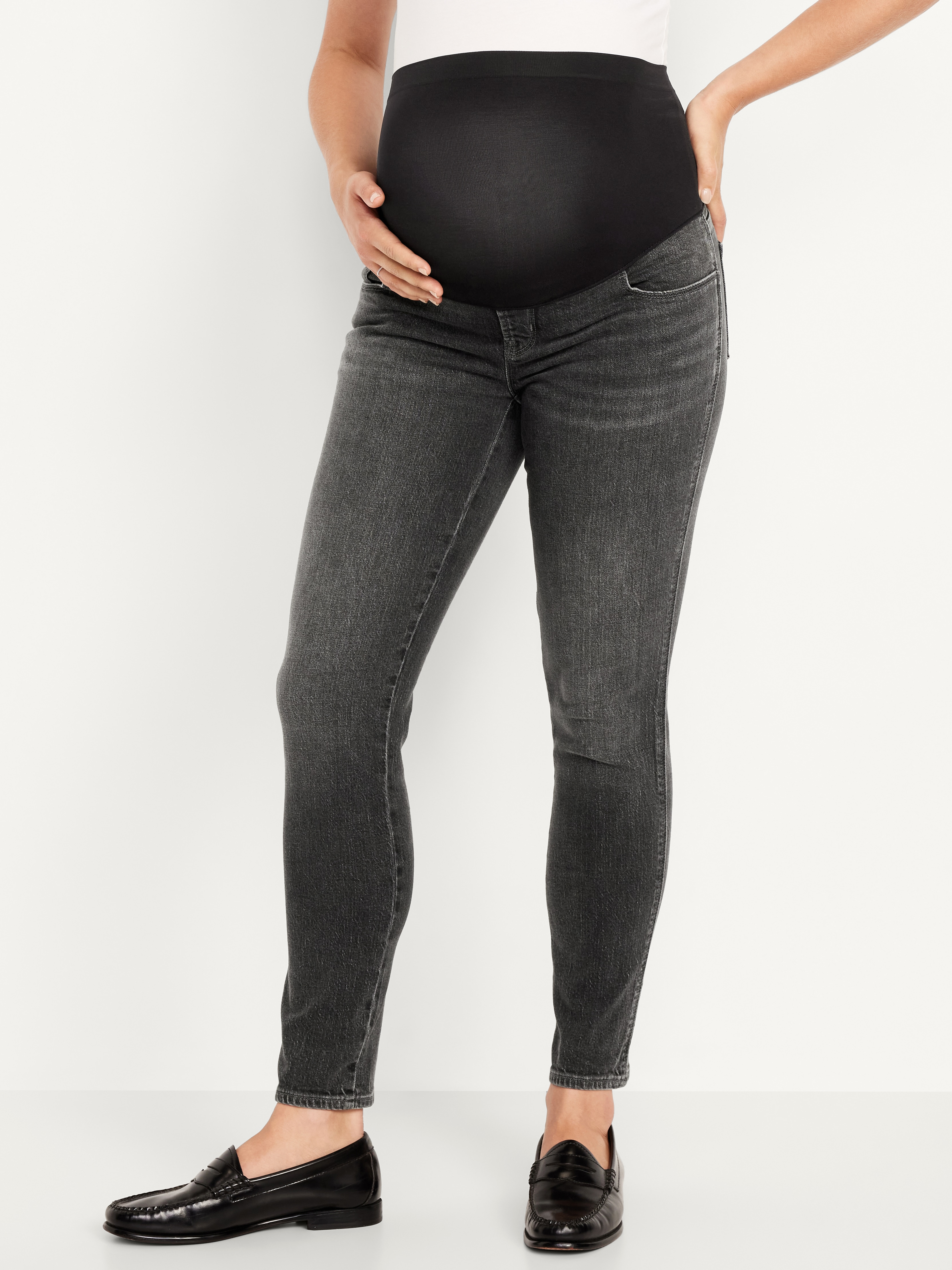 Maternity Full-Panel Vintage Slim Jeans - Salma - 3