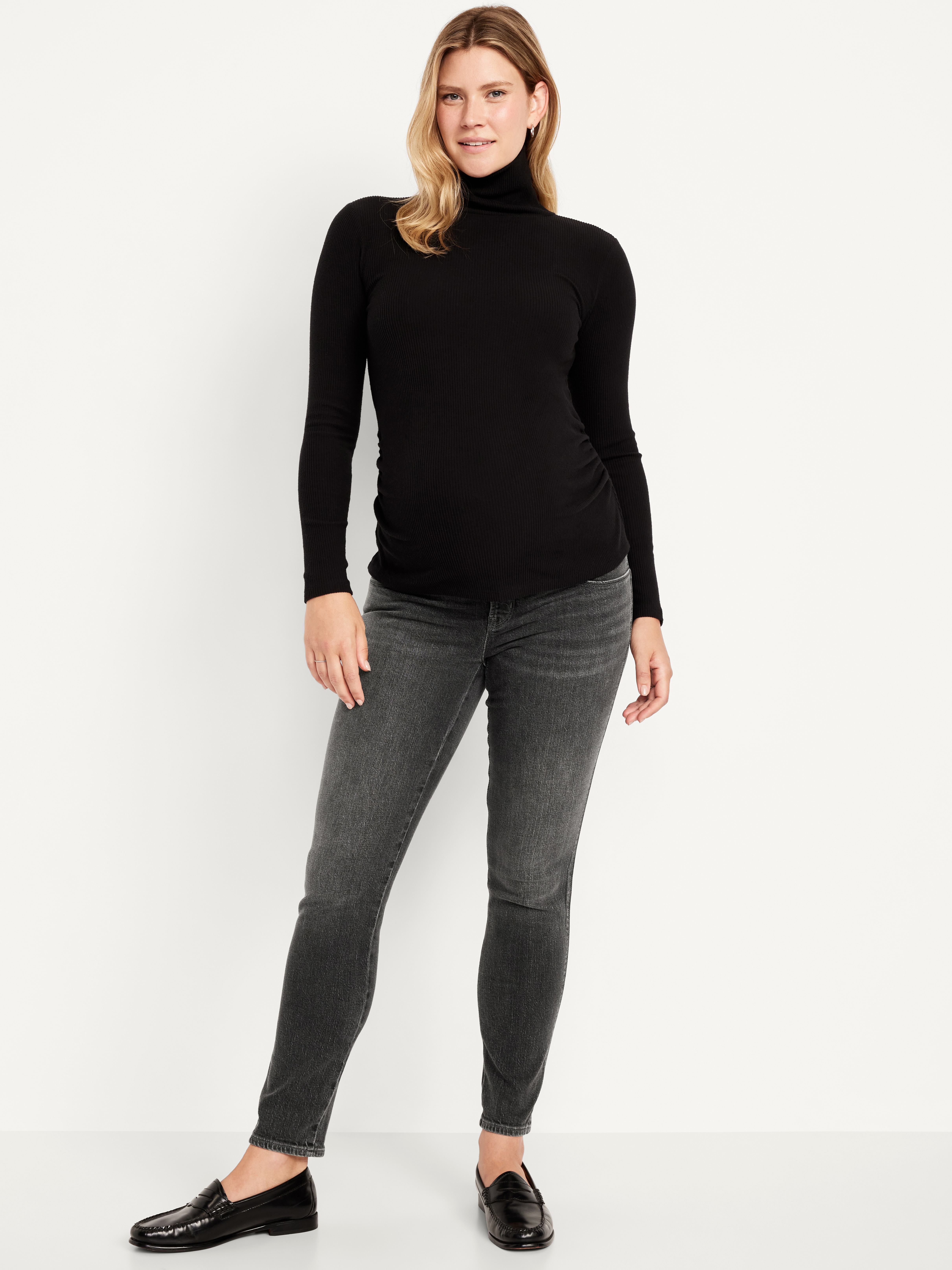 Maternity Full-Panel Vintage Slim Jeans - Salma - 1