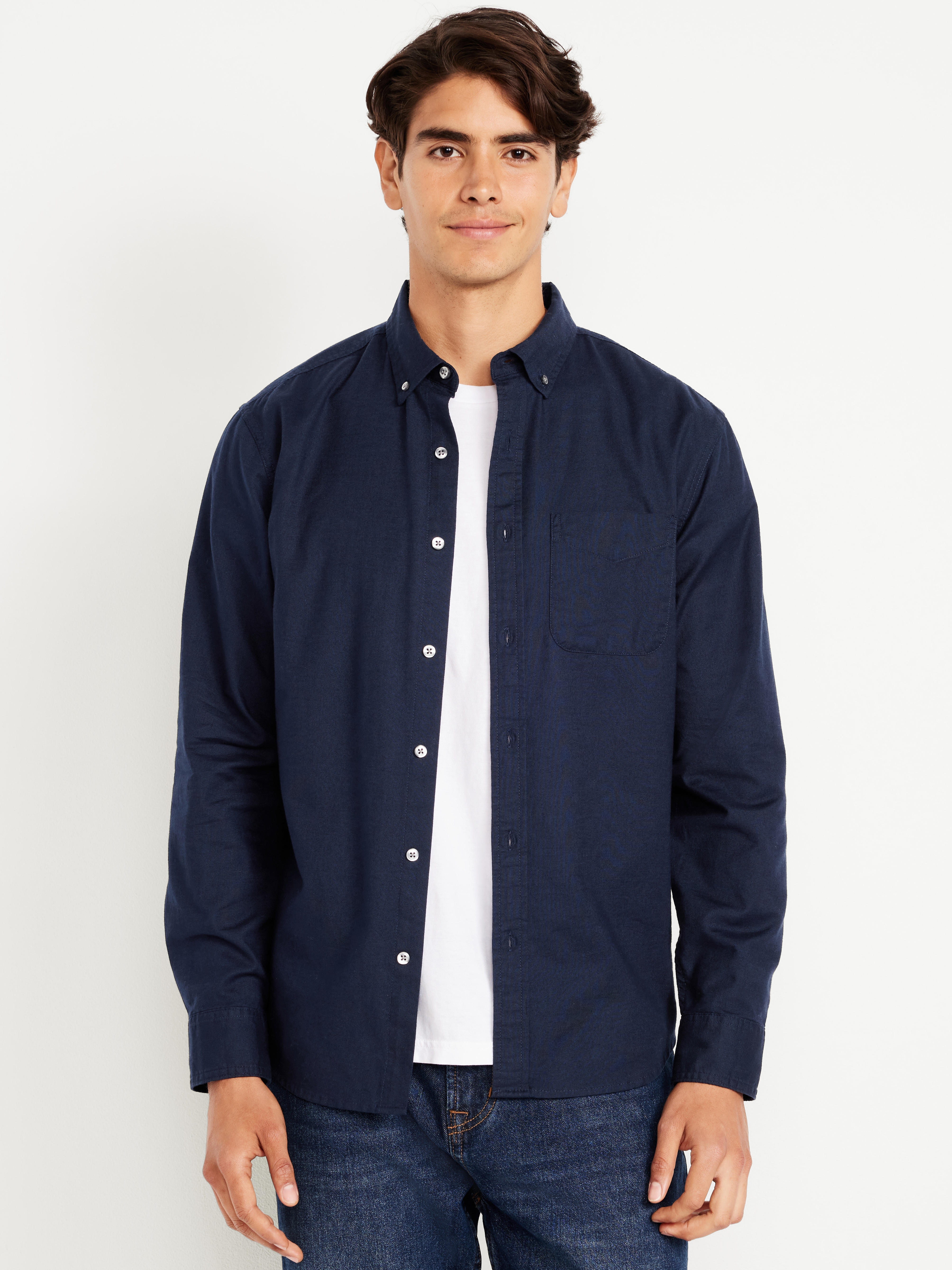 Classic Fit Everyday Oxford Shirt - In the Navy - 1