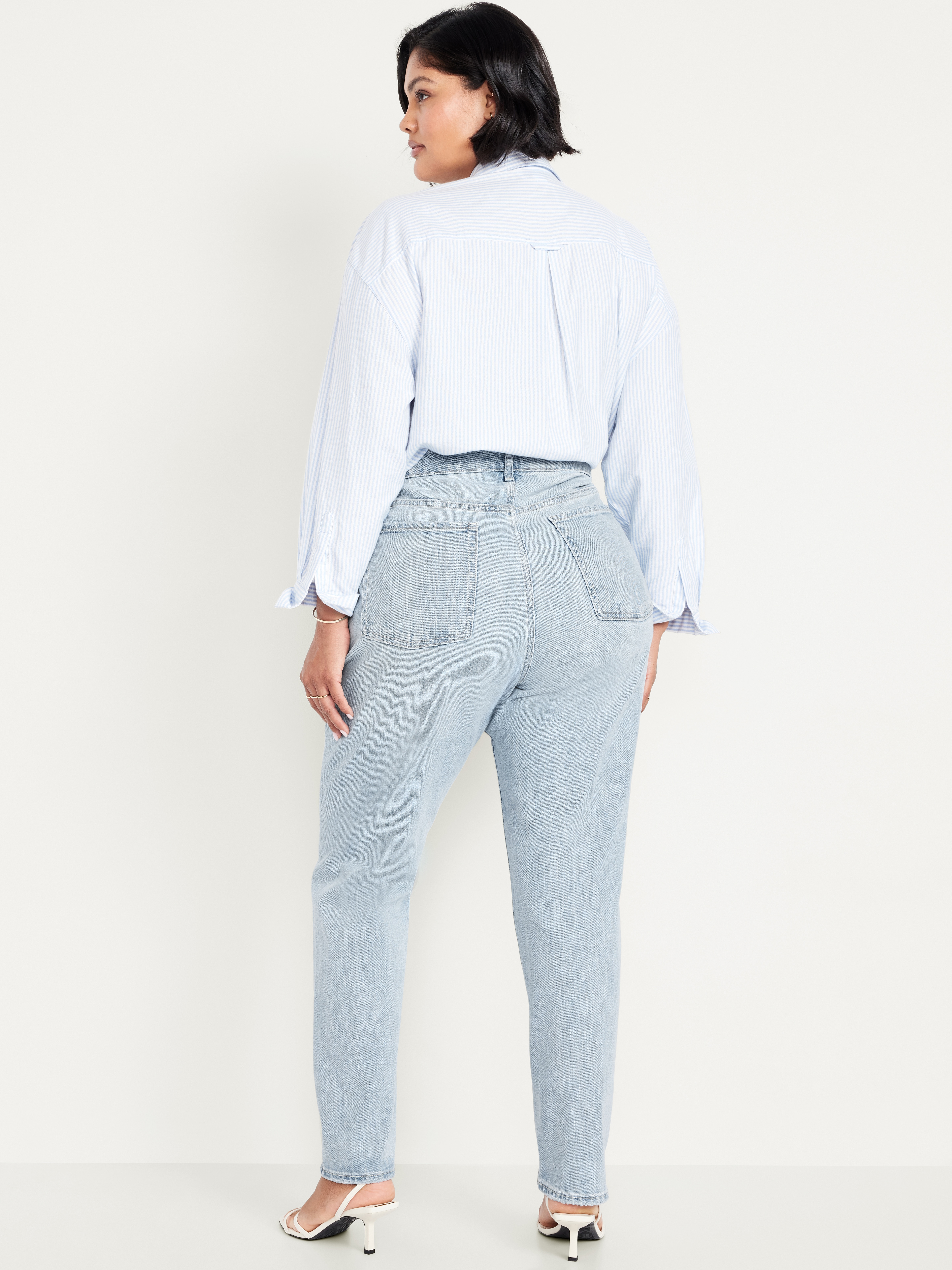 Curvy Extra High-Waisted Straight Jeans - Tamara - 7