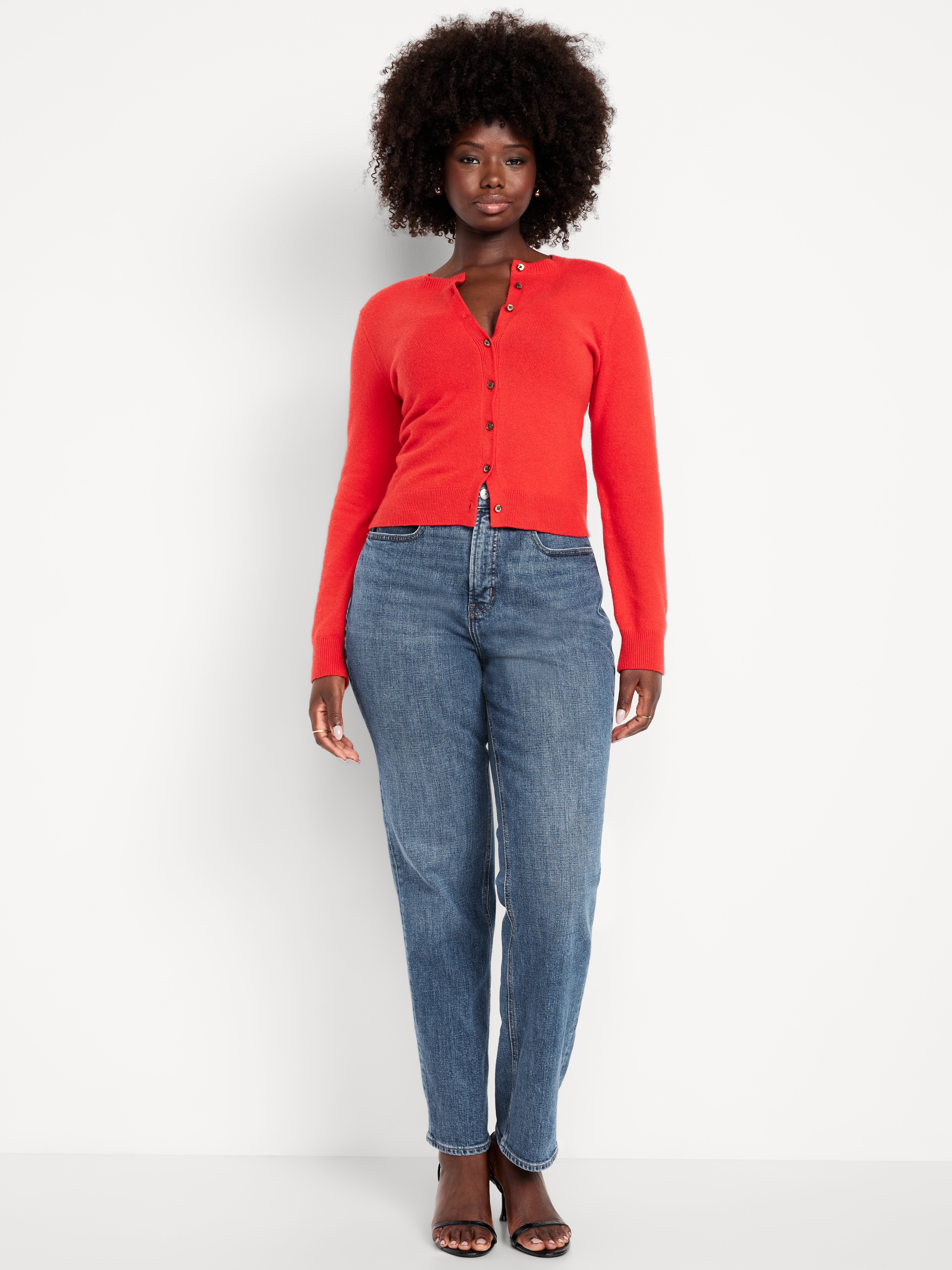 Curvy Extra High-Waisted Straight Jeans - Harper - 6