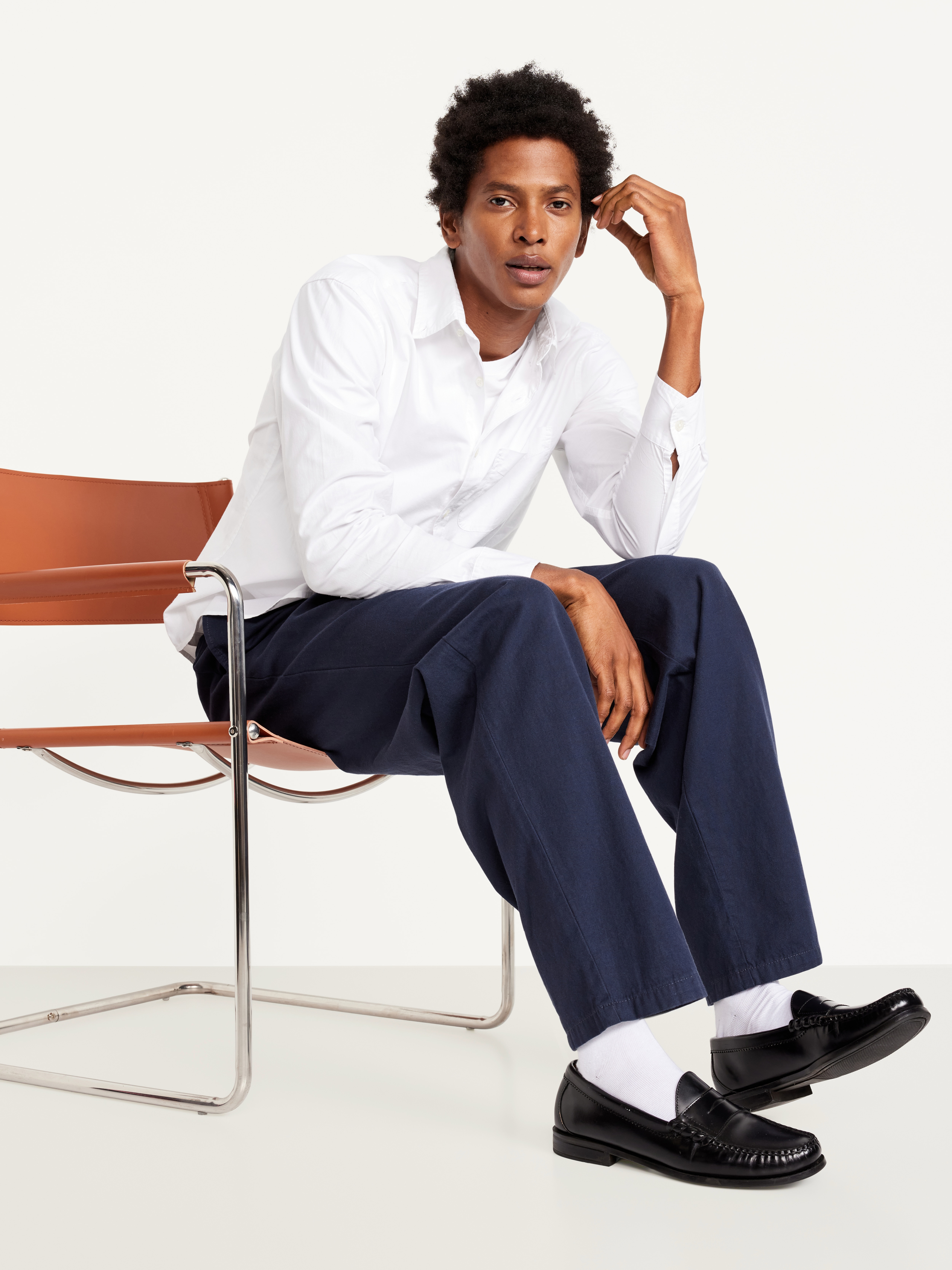 Classic Fit Everyday Oxford Shirt - Calla Lily White - 3