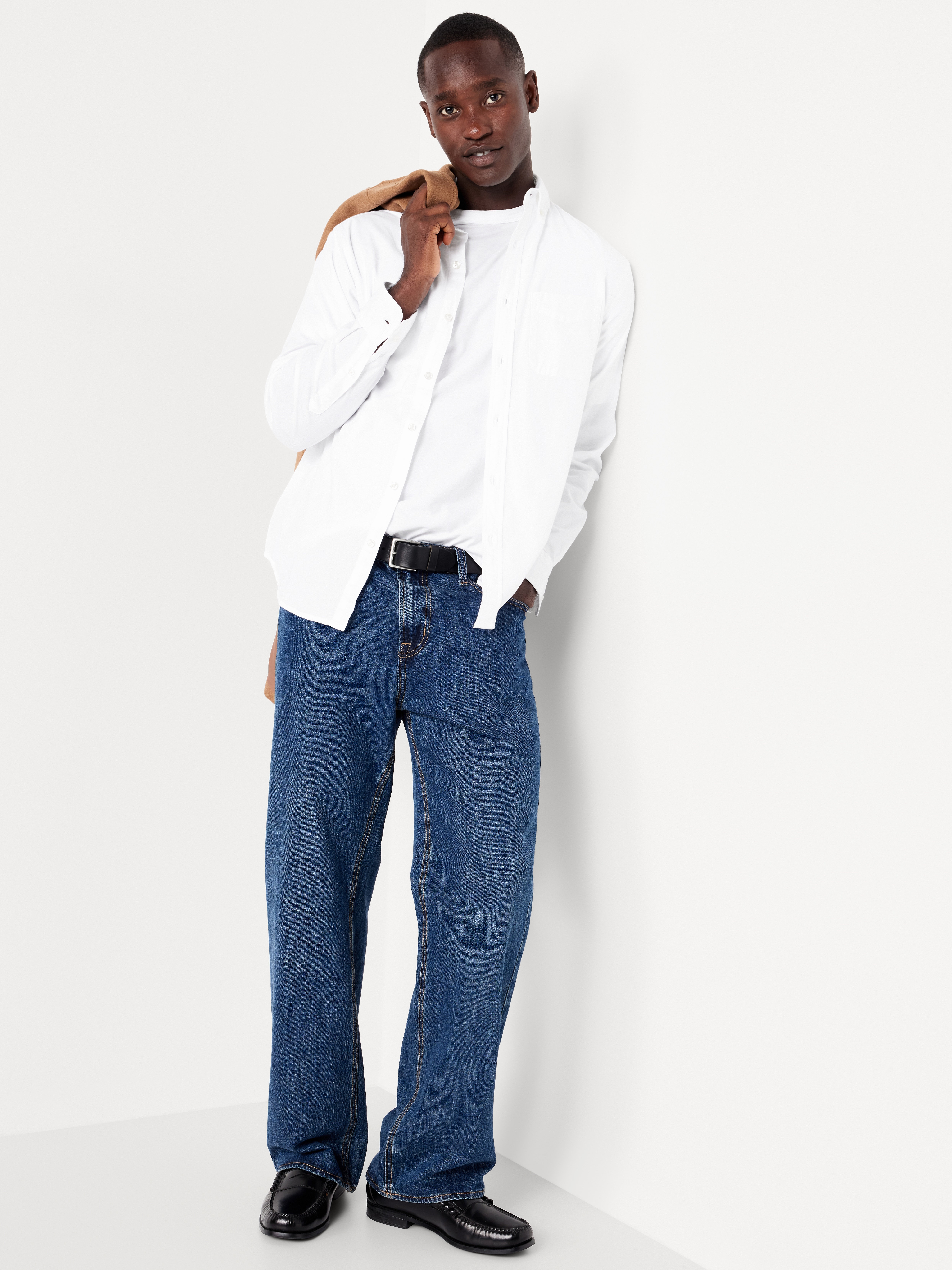 Classic Fit Everyday Oxford Shirt - Calla Lily White - 3